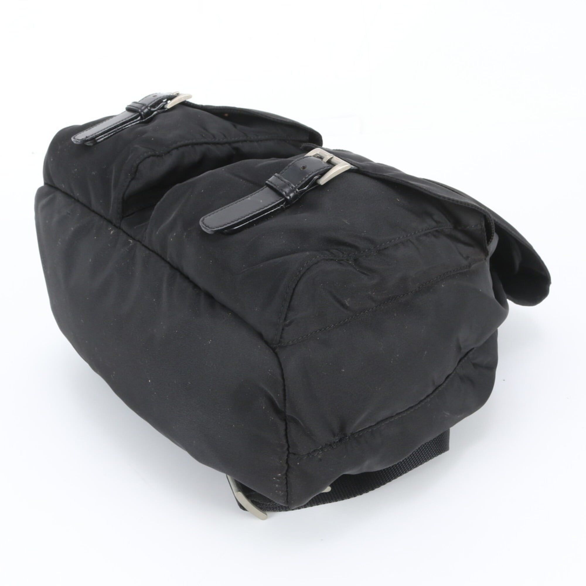 Leather Nylon Backpack (Pre-Owned) - Prada - Modalova