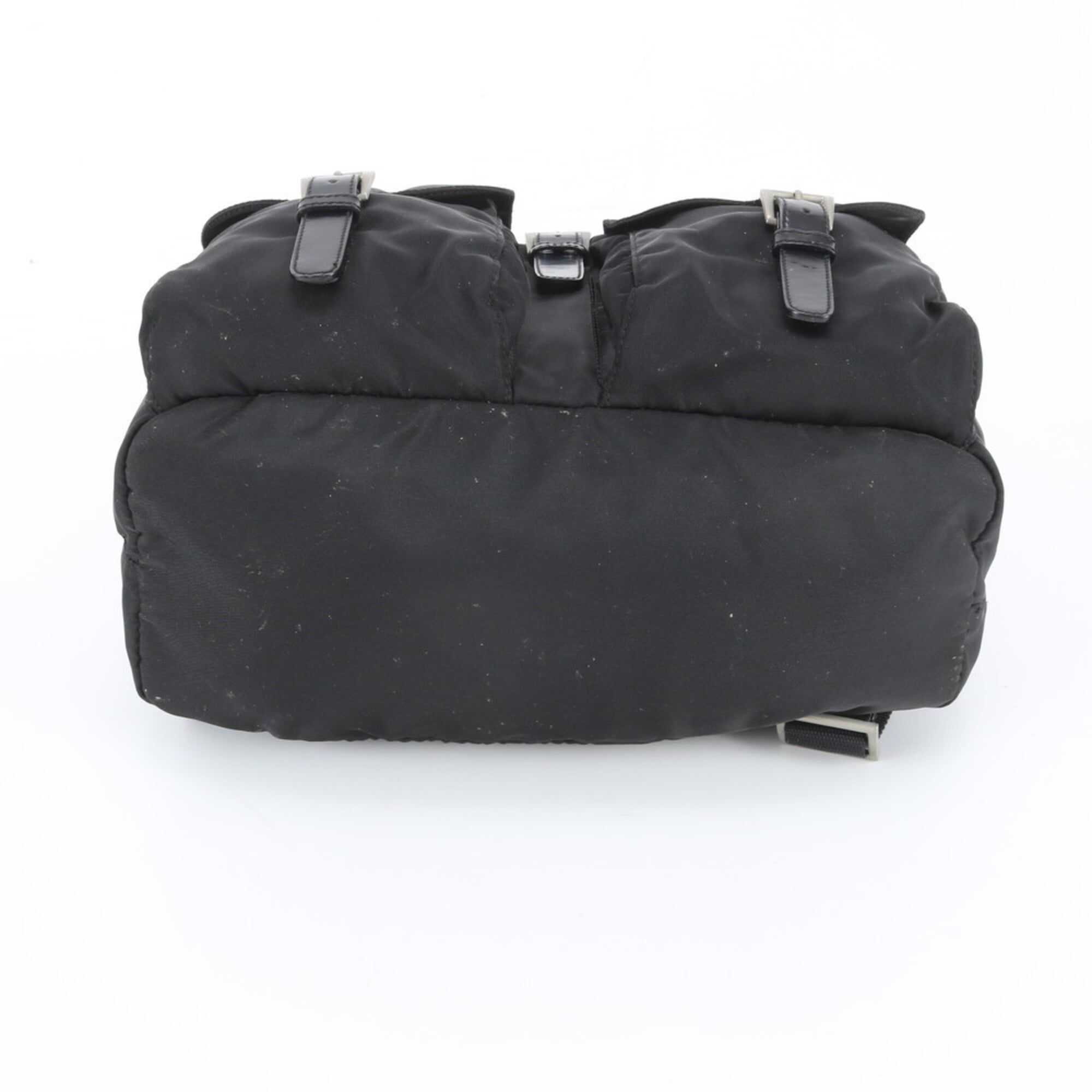 Leather Nylon Backpack (Pre-Owned) - Prada - Modalova