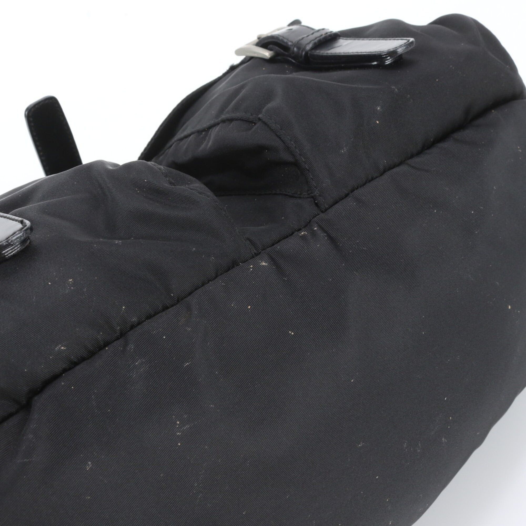 Leather Nylon Backpack (Pre-Owned) - Prada - Modalova