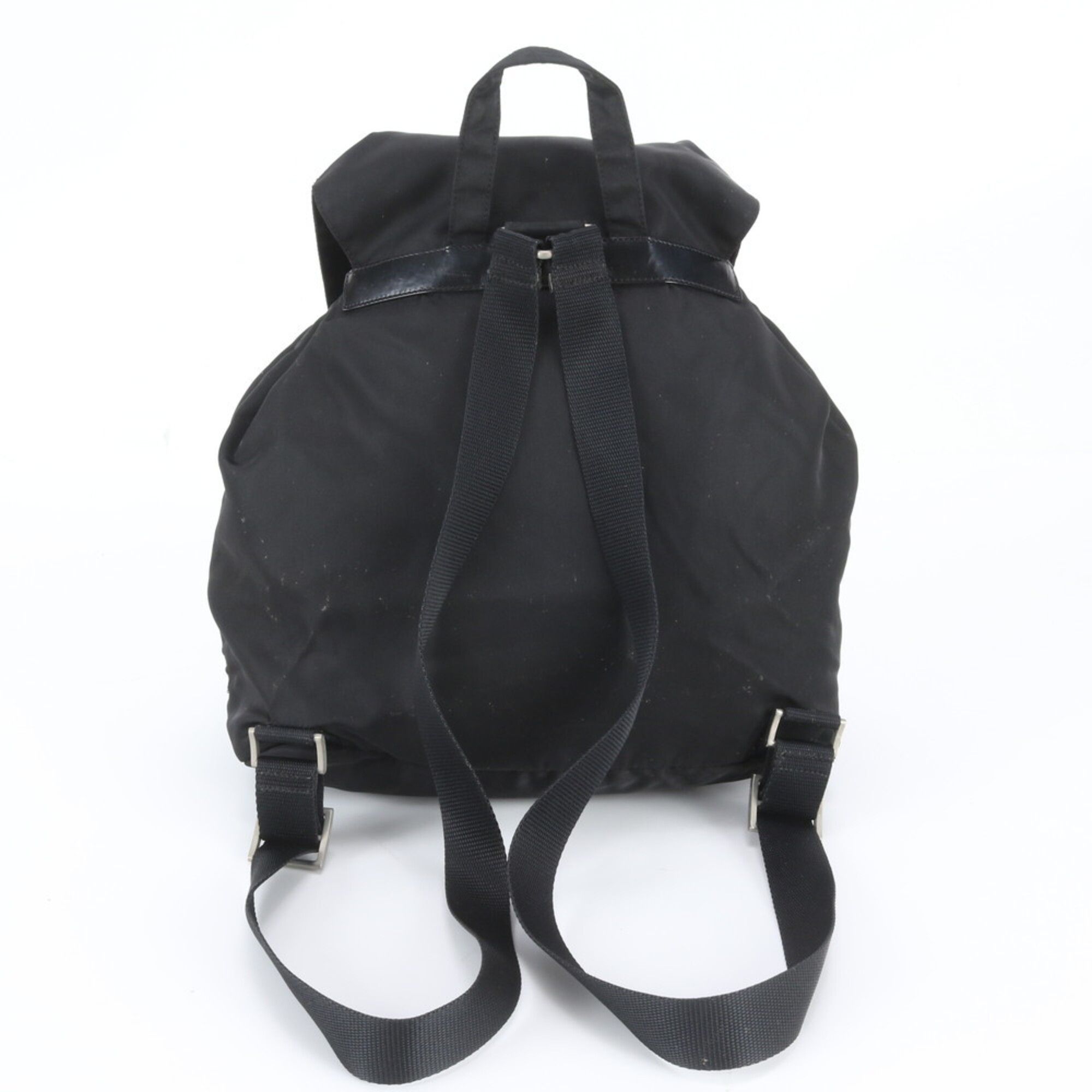 Leather Nylon Backpack (Pre-Owned) - Prada - Modalova