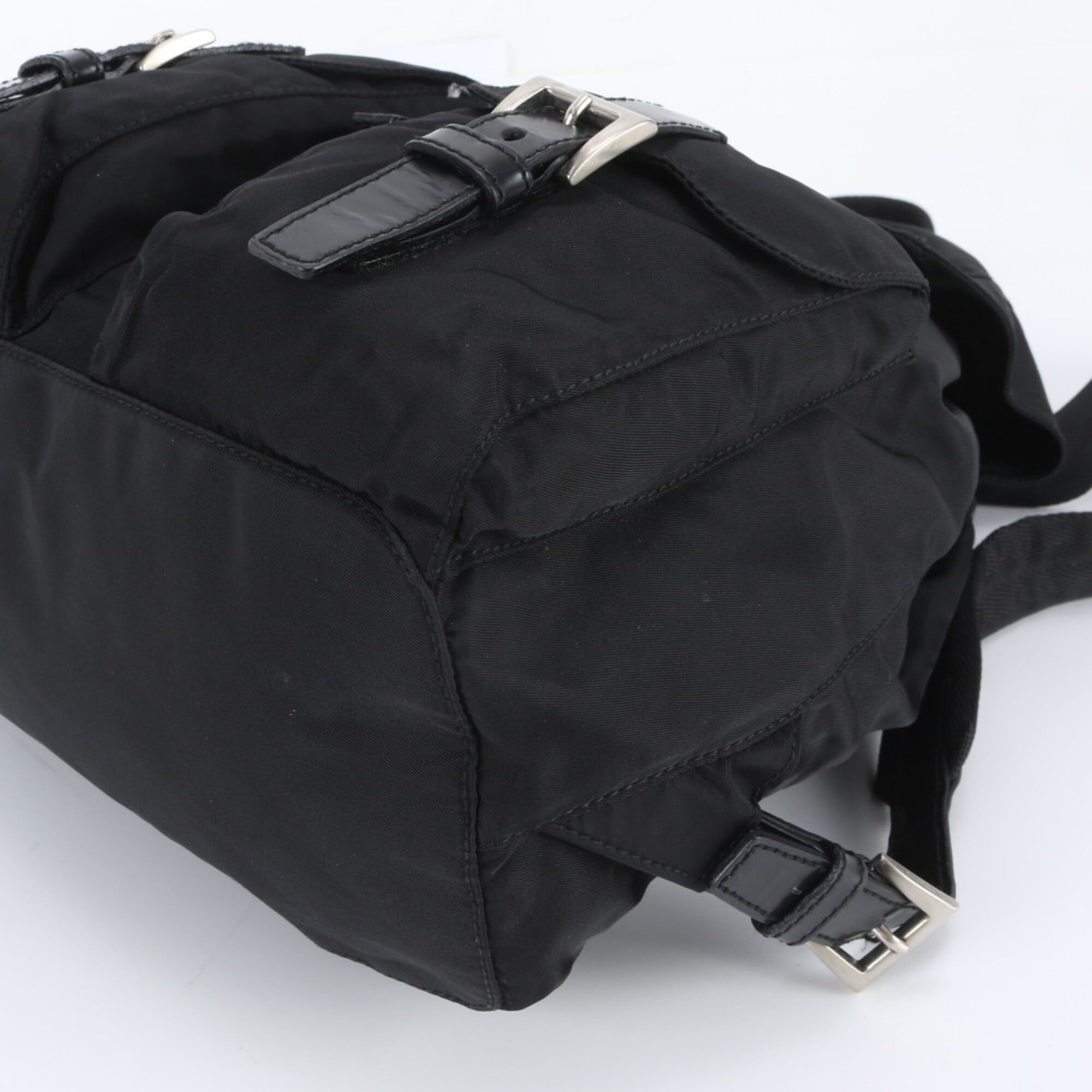 Leather Nylon Backpack (Pre-Owned) - Prada - Modalova