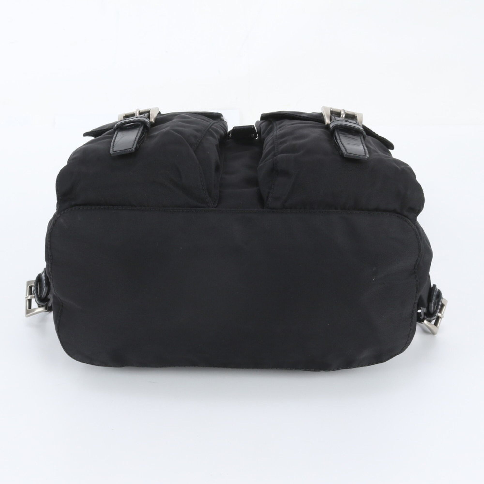 Leather Nylon Backpack (Pre-Owned) - Prada - Modalova