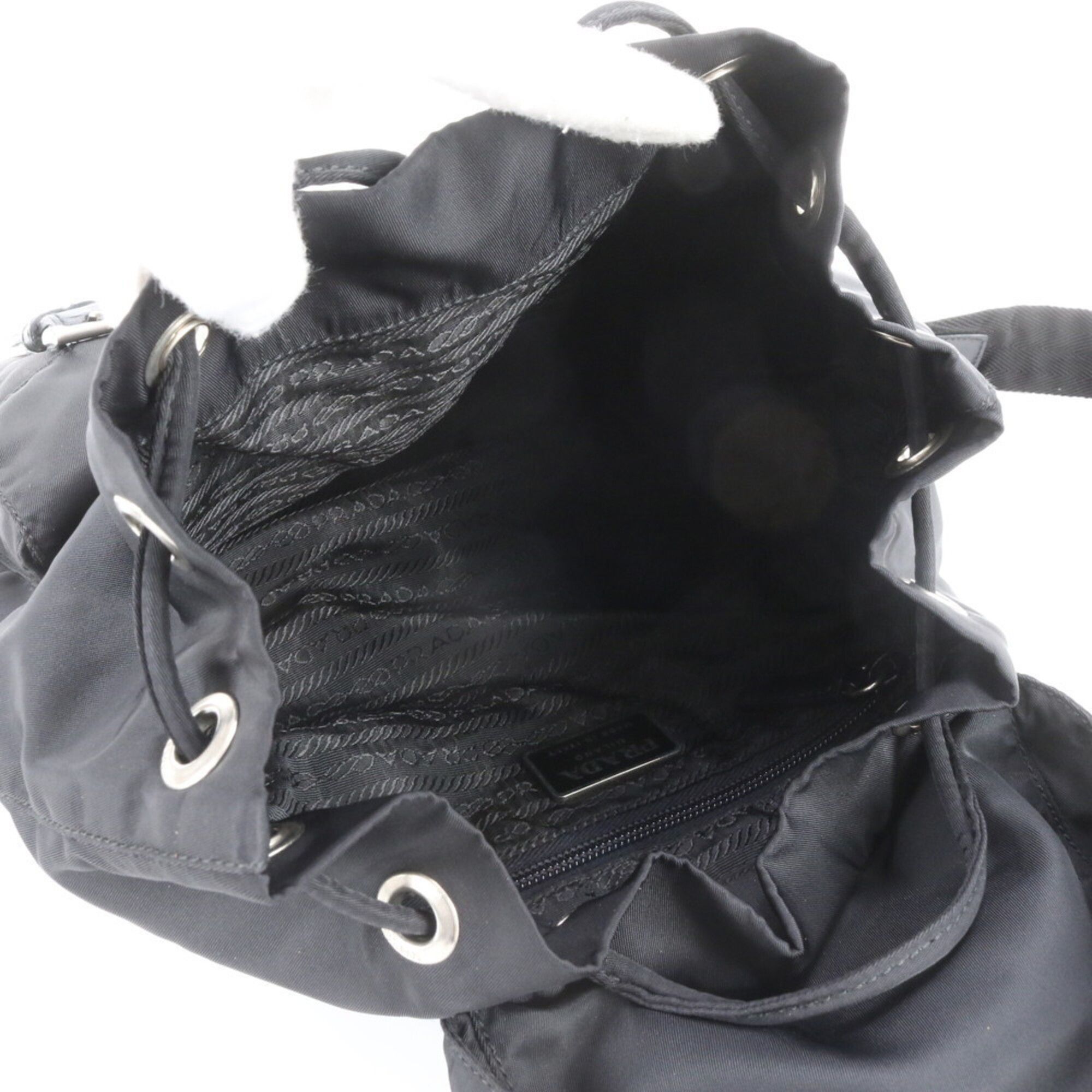 Leather Nylon Backpack (Pre-Owned) - Prada - Modalova