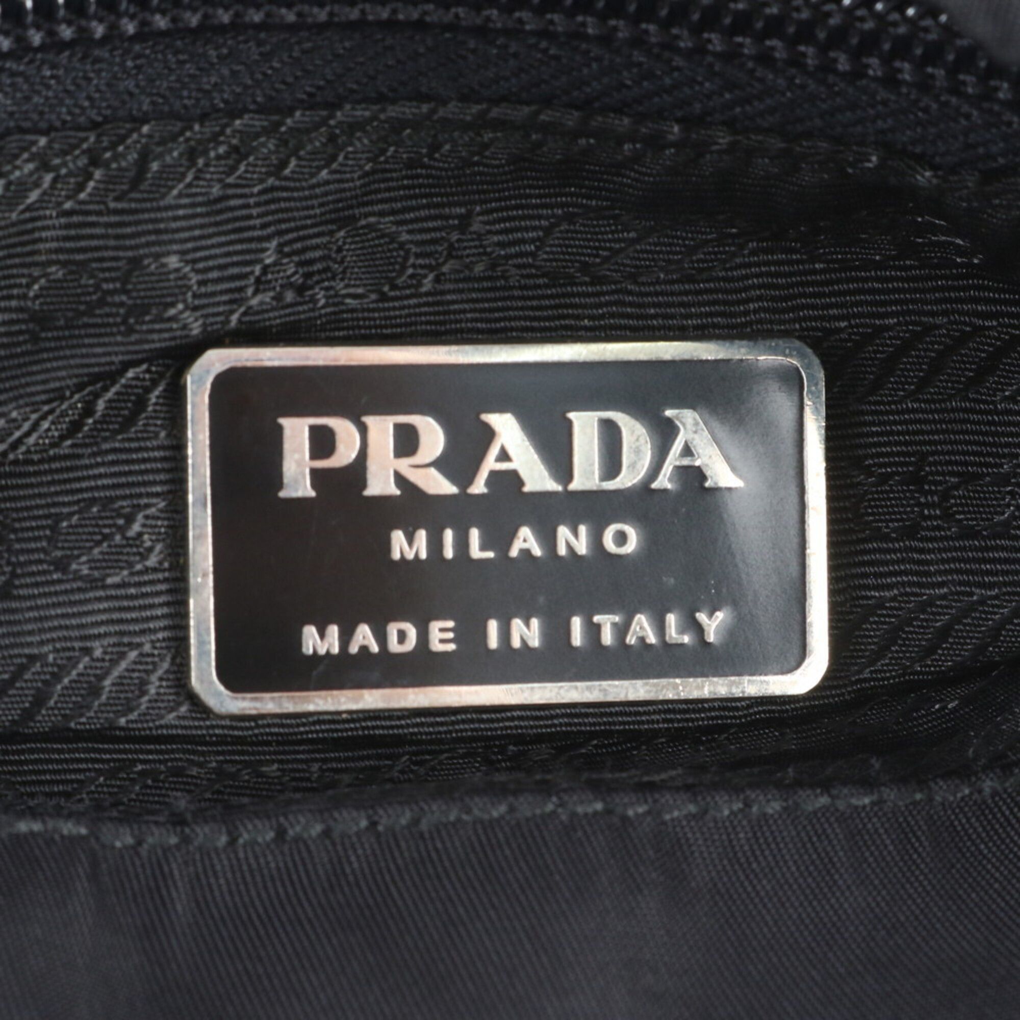 Leather Nylon Backpack (Pre-Owned) - Prada - Modalova