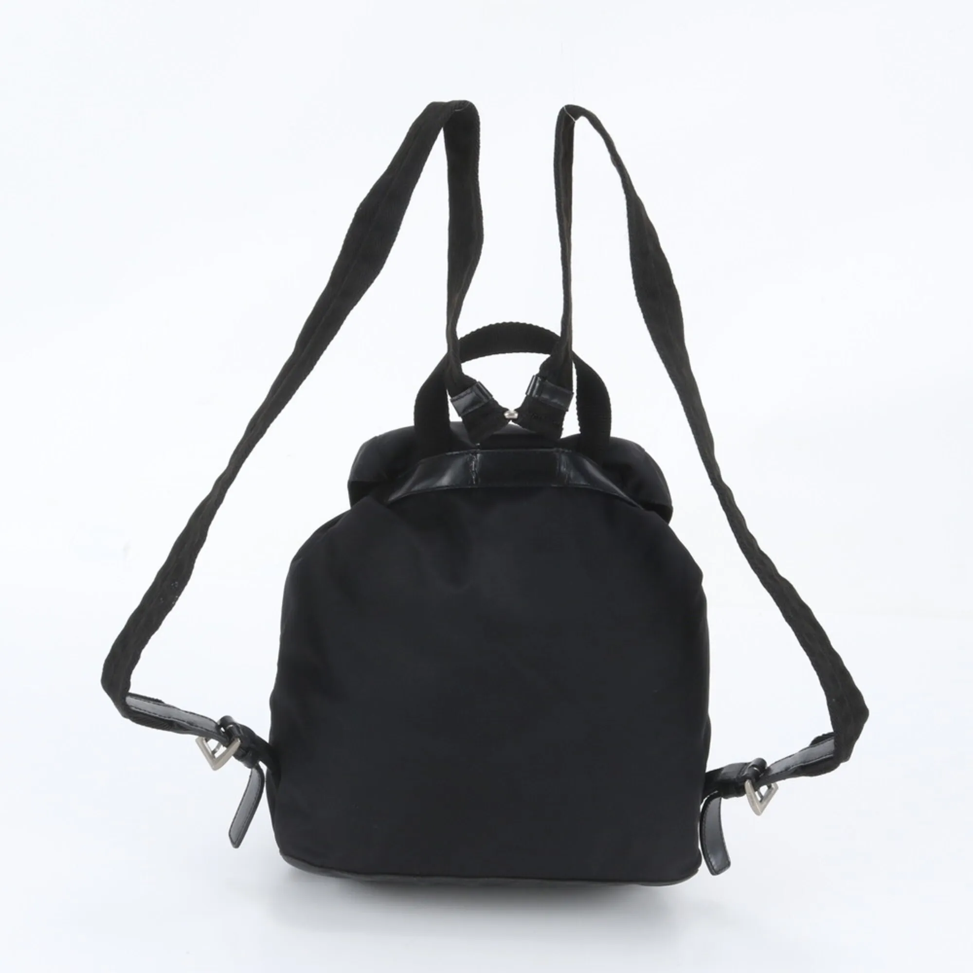 Leather Nylon Backpack (Pre-Owned) - Prada - Modalova