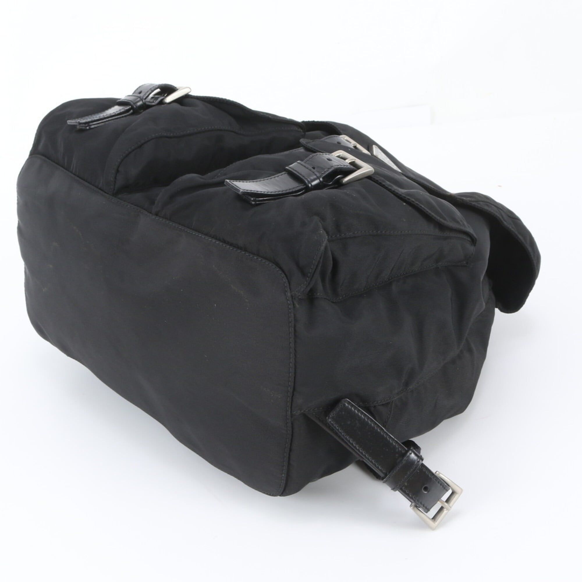 Leather Nylon Backpack (Pre-Owned) - Prada - Modalova