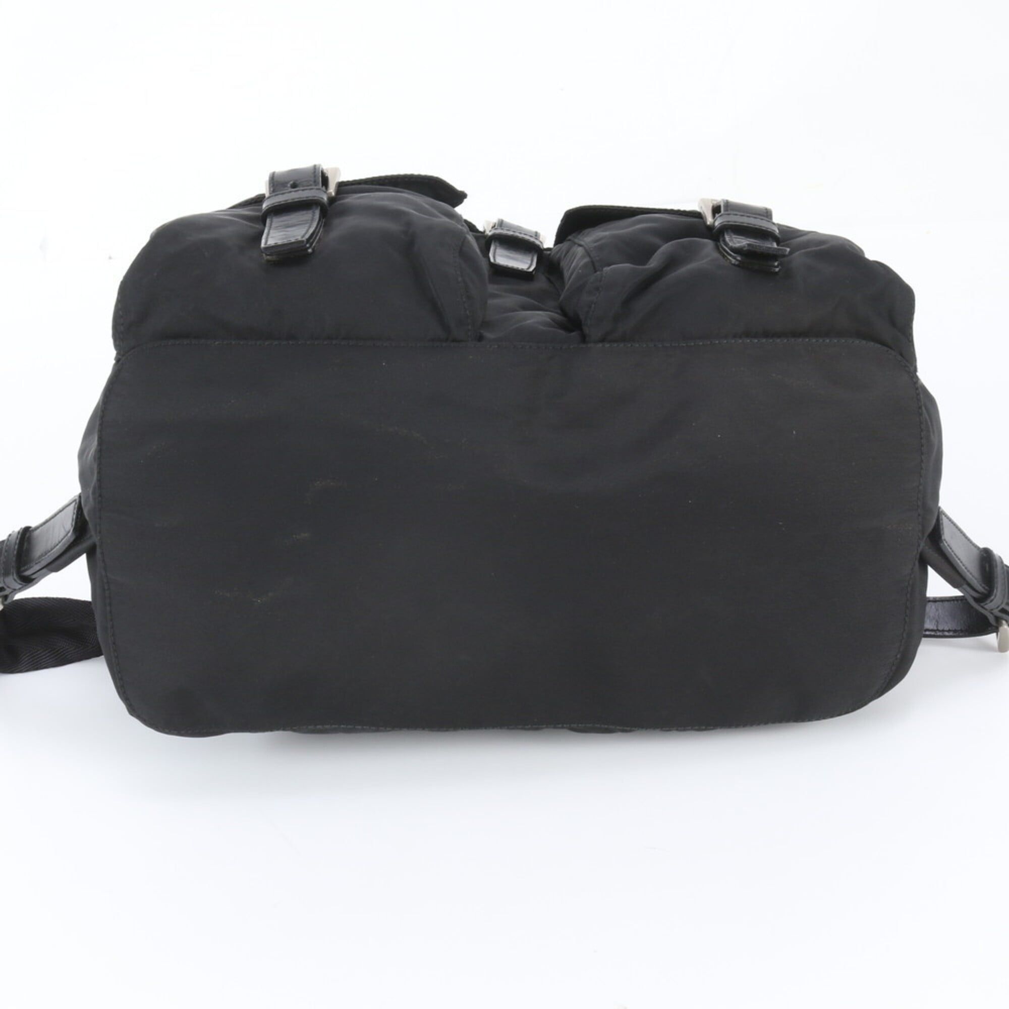 Leather Nylon Backpack (Pre-Owned) - Prada - Modalova