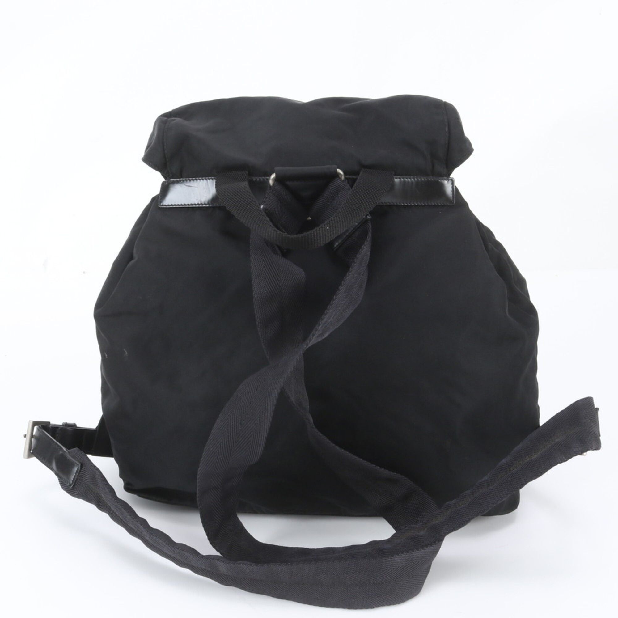 Leather Nylon Backpack (Pre-Owned) - Prada - Modalova