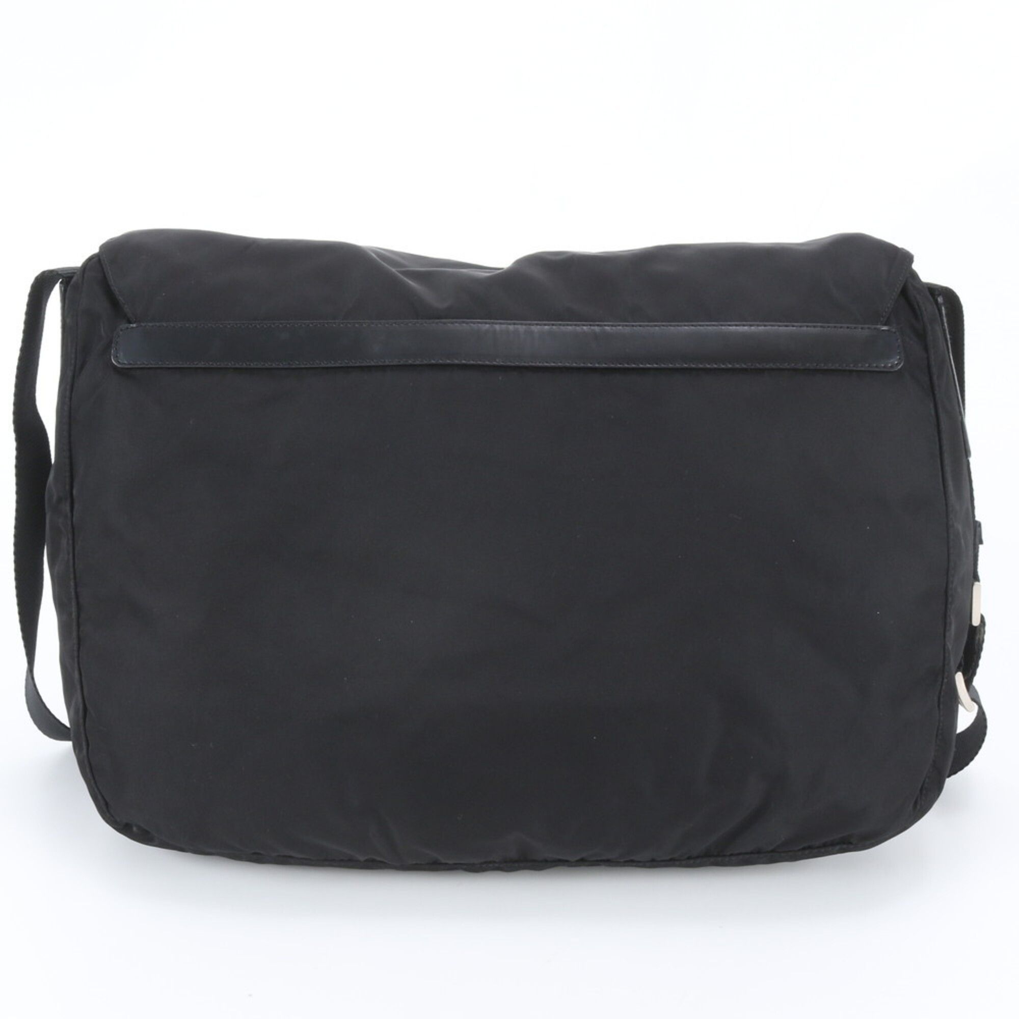 Leather Nylon Messenger Bag Shoulder Bag (Pre-Owned) - Prada - Modalova
