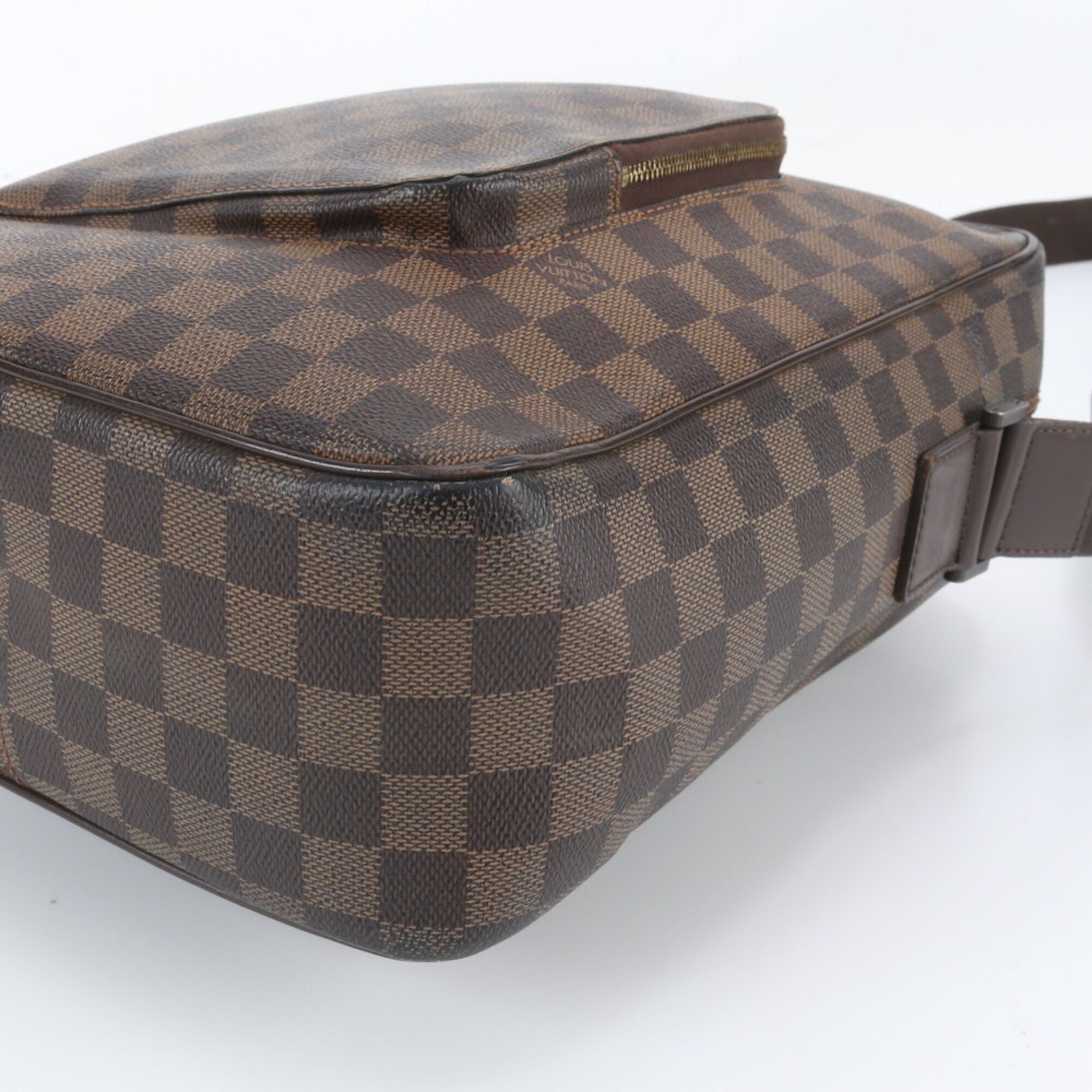 Leather Coated Canvas Messenger Bag Shoulder Bag (Pre-Owned) - Louis Vuitton - Modalova