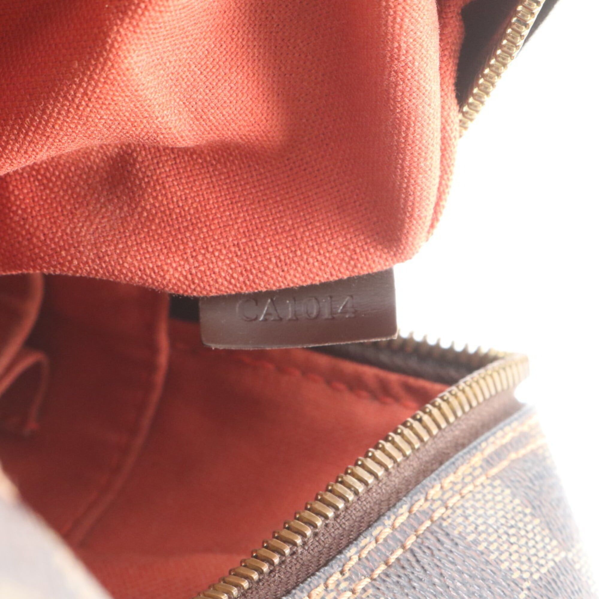 Leather Coated Canvas Messenger Bag Shoulder Bag (Pre-Owned) - Louis Vuitton - Modalova