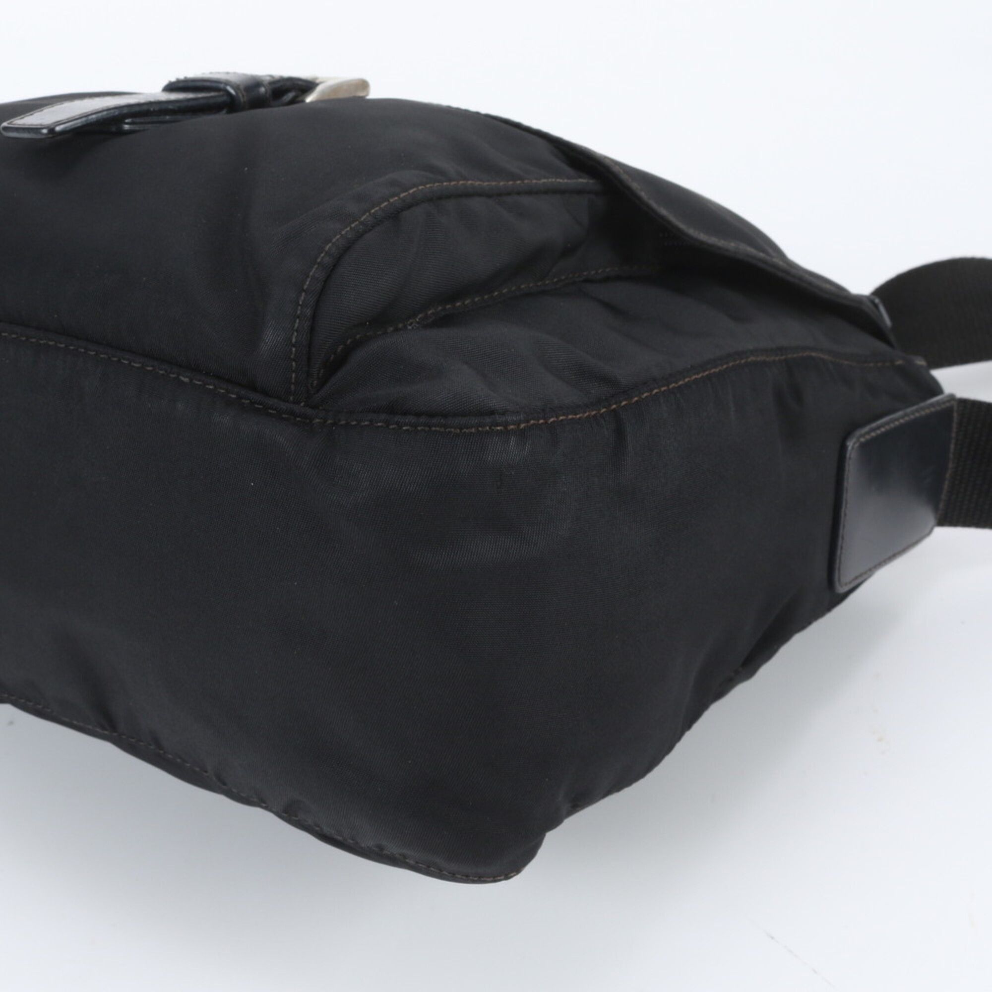 Leather Nylon Shoulder Bag (Pre-Owned) - Prada - Modalova