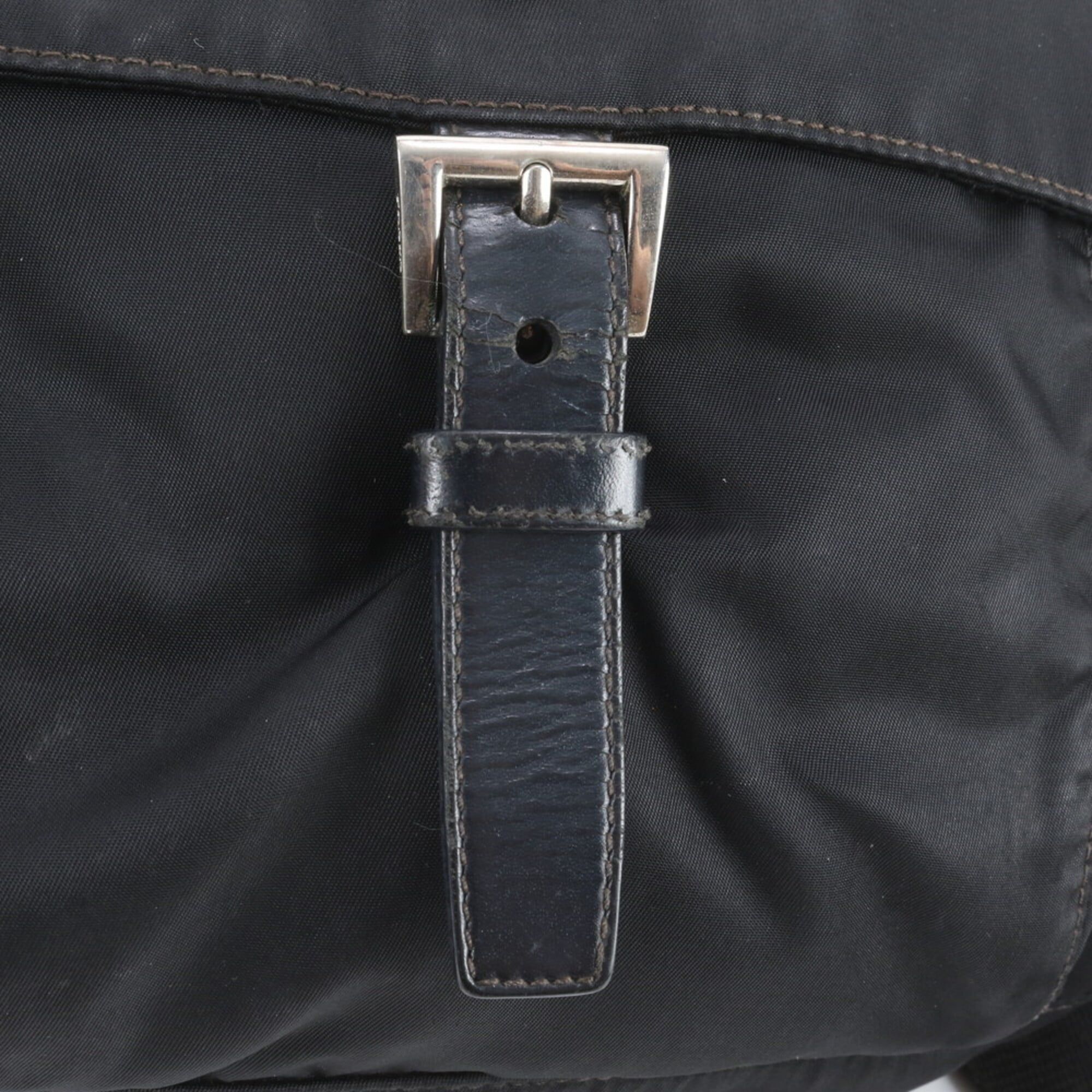 Leather Nylon Shoulder Bag (Pre-Owned) - Prada - Modalova