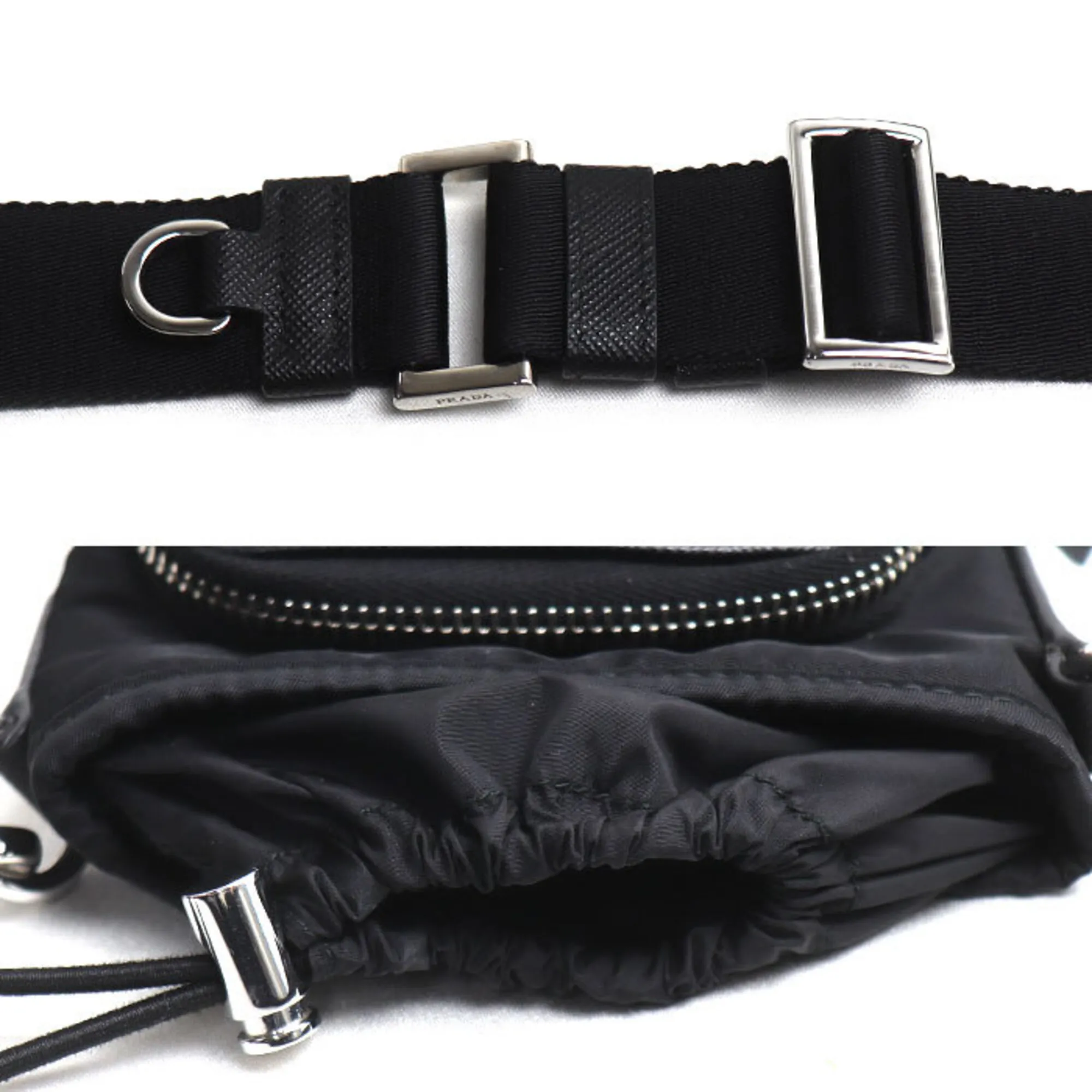 Nylon Leather Shoulder Bag (Pre-Owned) - Prada - Modalova