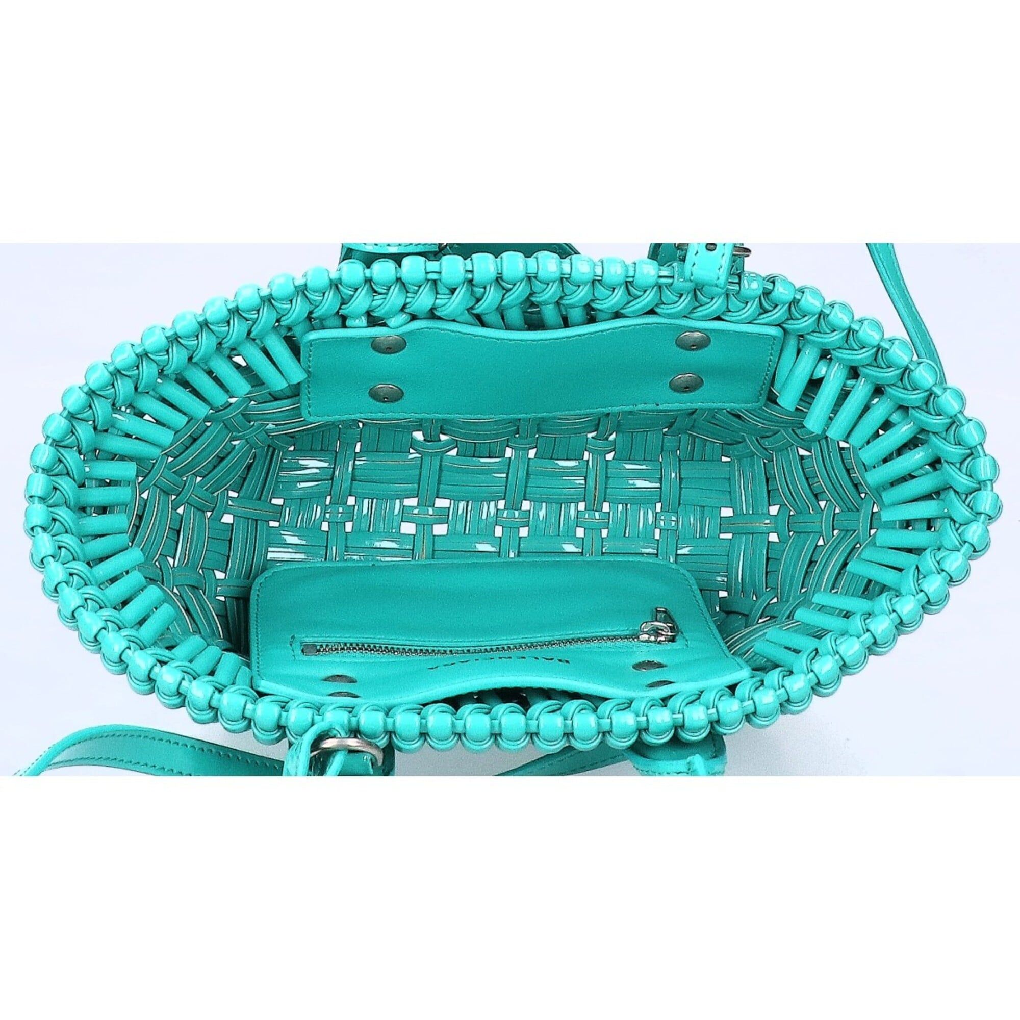 Polyester Basket Handbag (Pre-Owned) - Balenciaga - Modalova