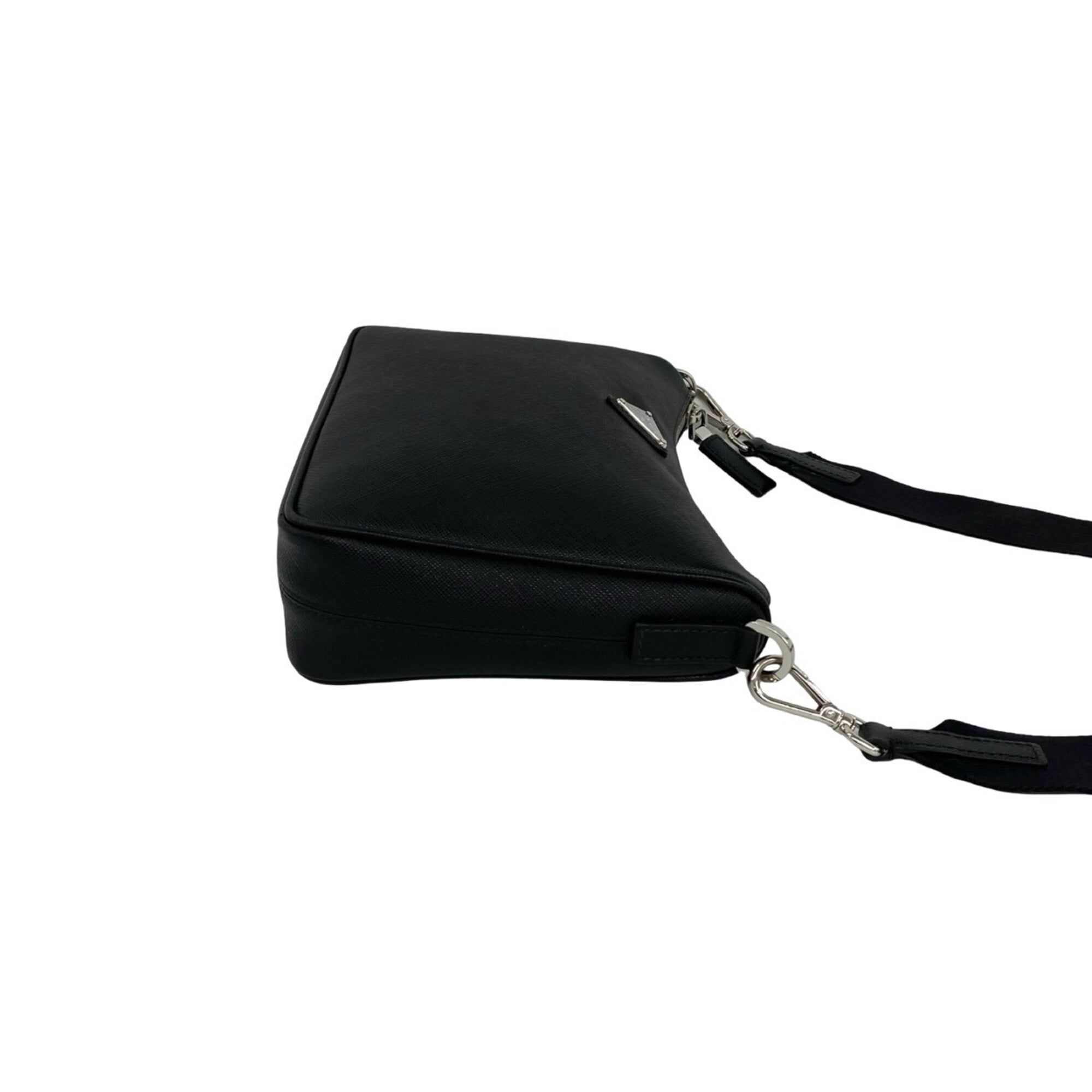 Leather Pochette Shoulder Bag (Pre-Owned) - Prada - Modalova
