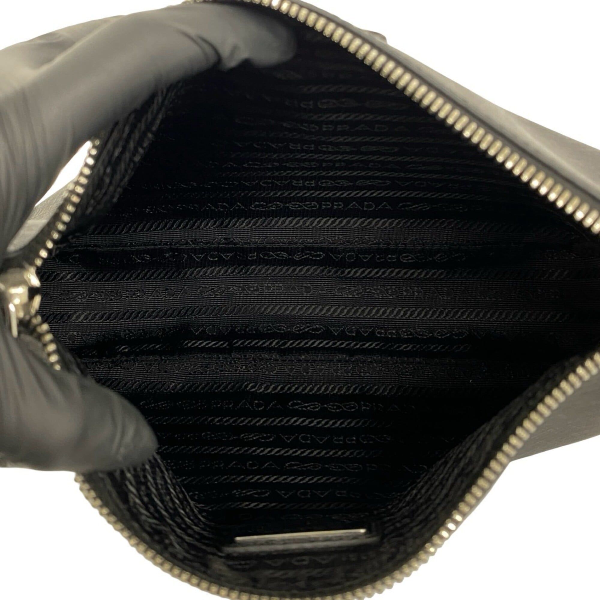 Leather Pochette Shoulder Bag (Pre-Owned) - Prada - Modalova