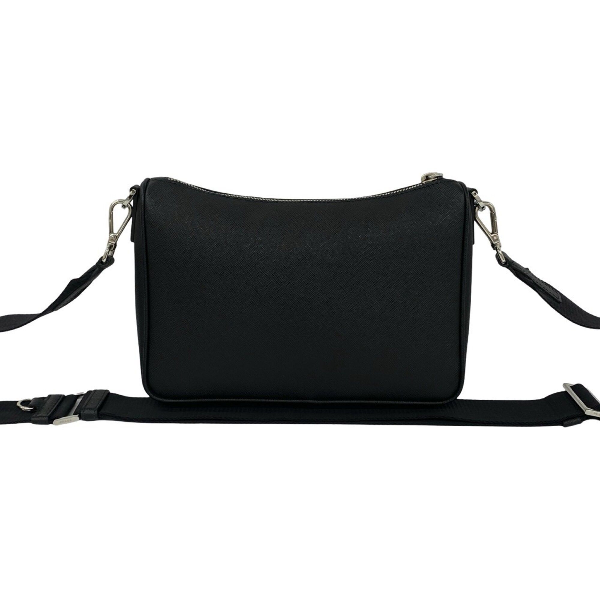 Leather Pochette Shoulder Bag (Pre-Owned) - Prada - Modalova