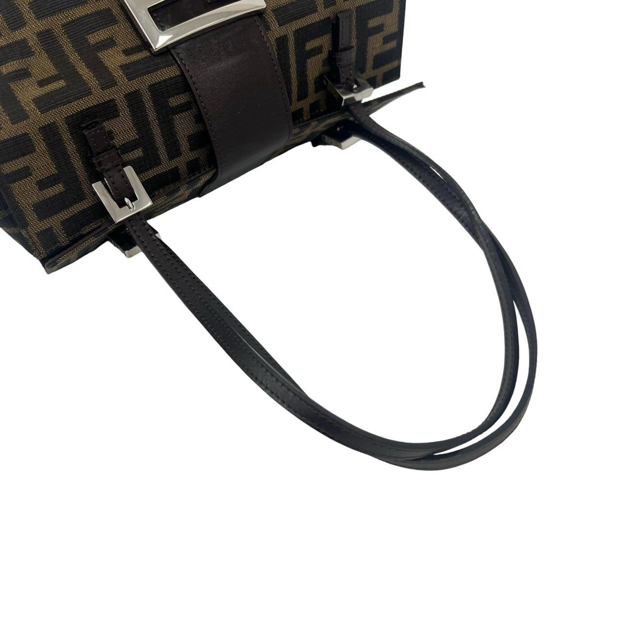 Canvas Leather Handbag Tote Bag (Pre-Owned) - Fendi - Modalova