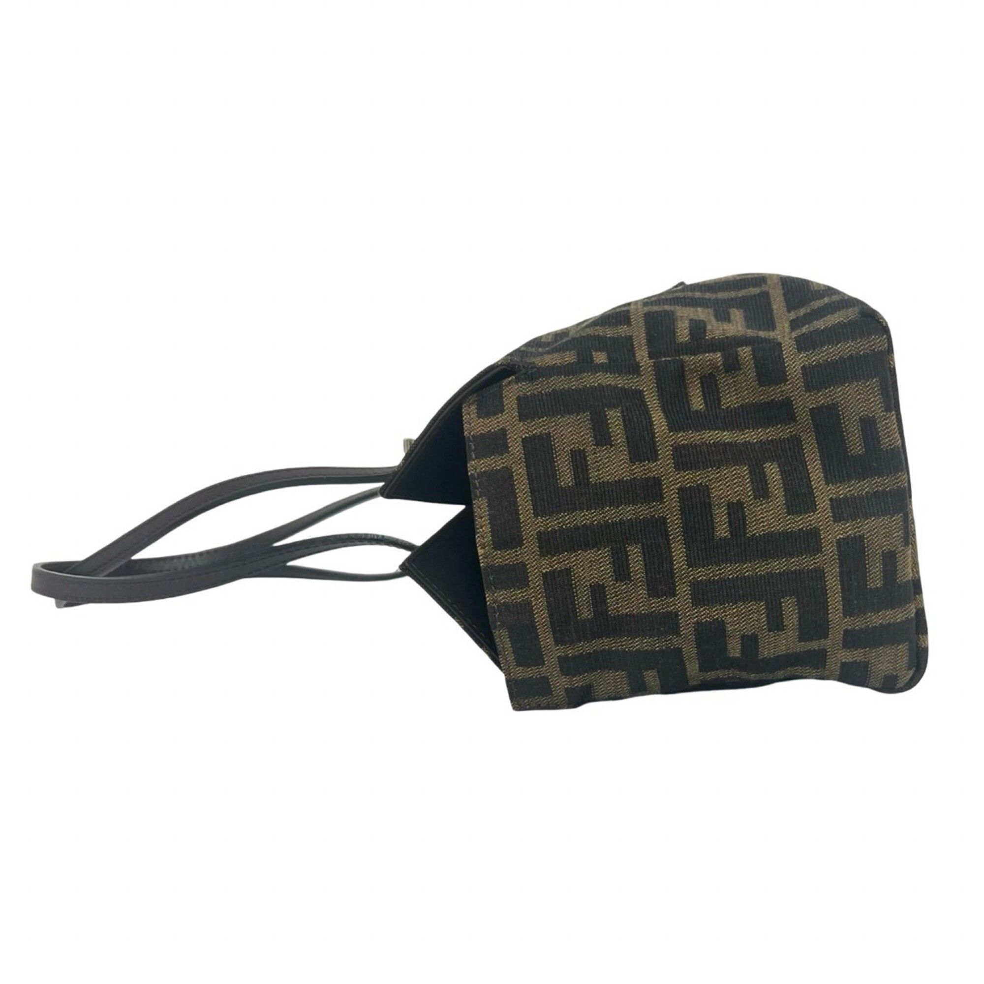 Canvas Leather Handbag Tote Bag (Pre-Owned) - Fendi - Modalova