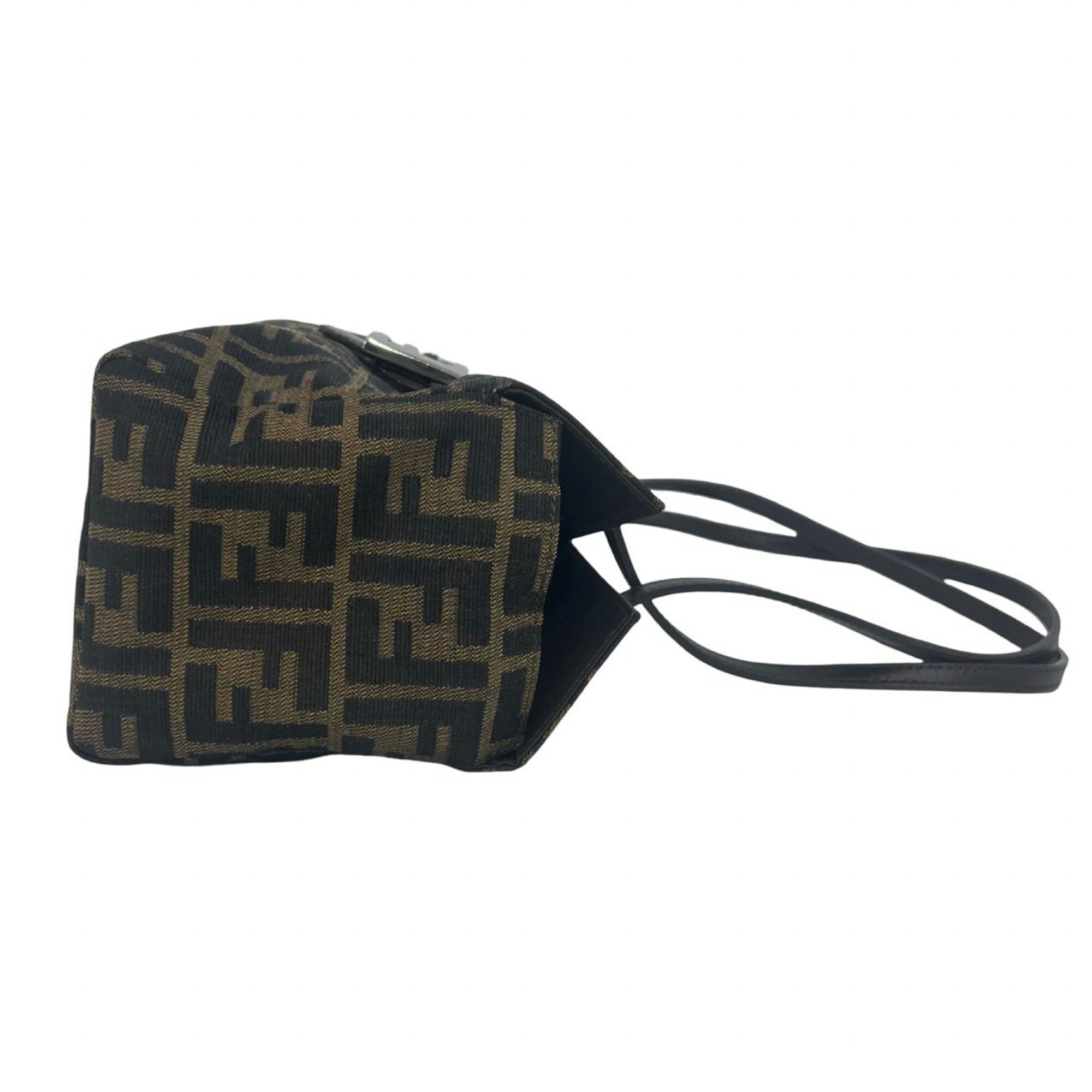 Canvas Leather Handbag Tote Bag (Pre-Owned) - Fendi - Modalova