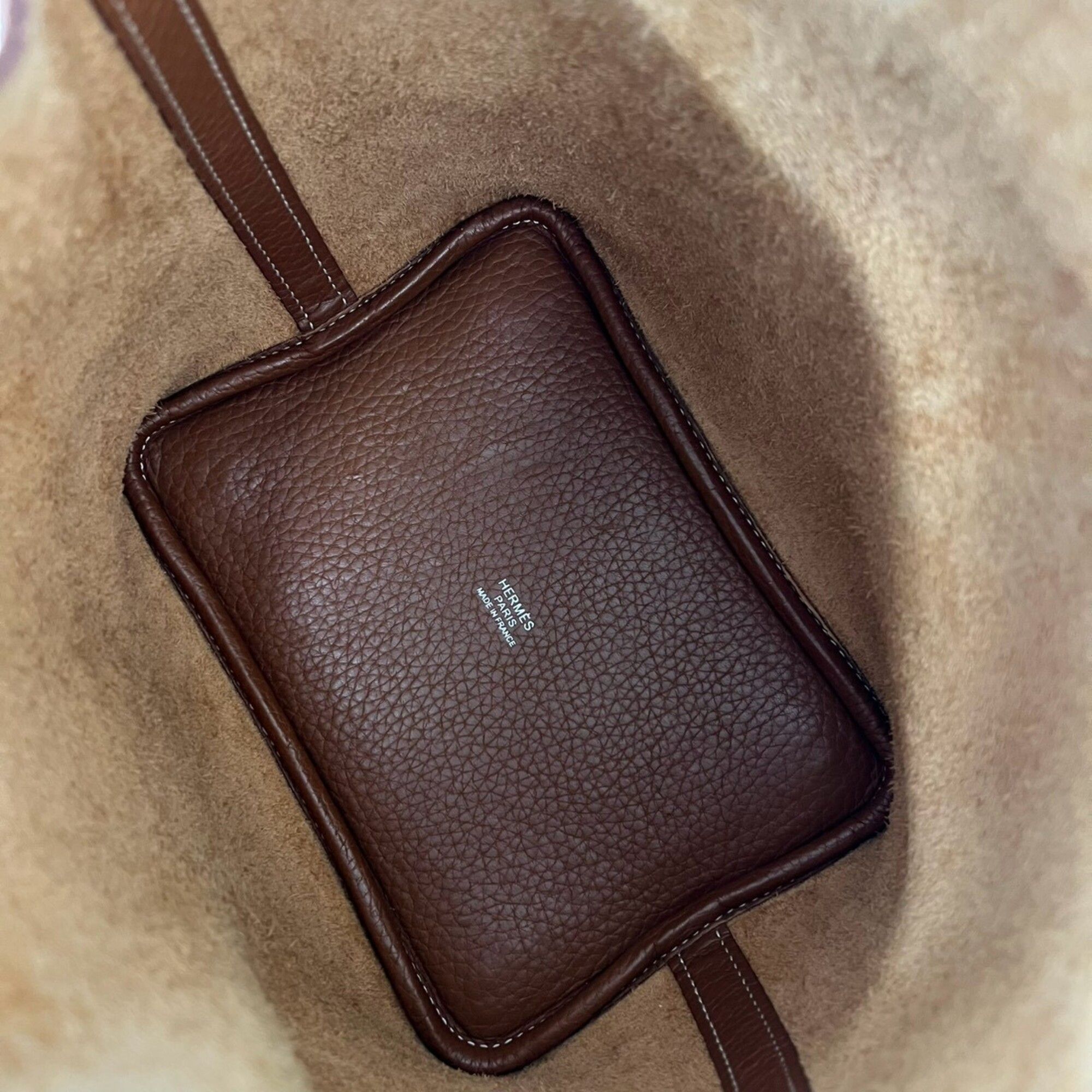 Taurillon Clemence Leather Handbag (Pre-Owned) - Hermes - Modalova