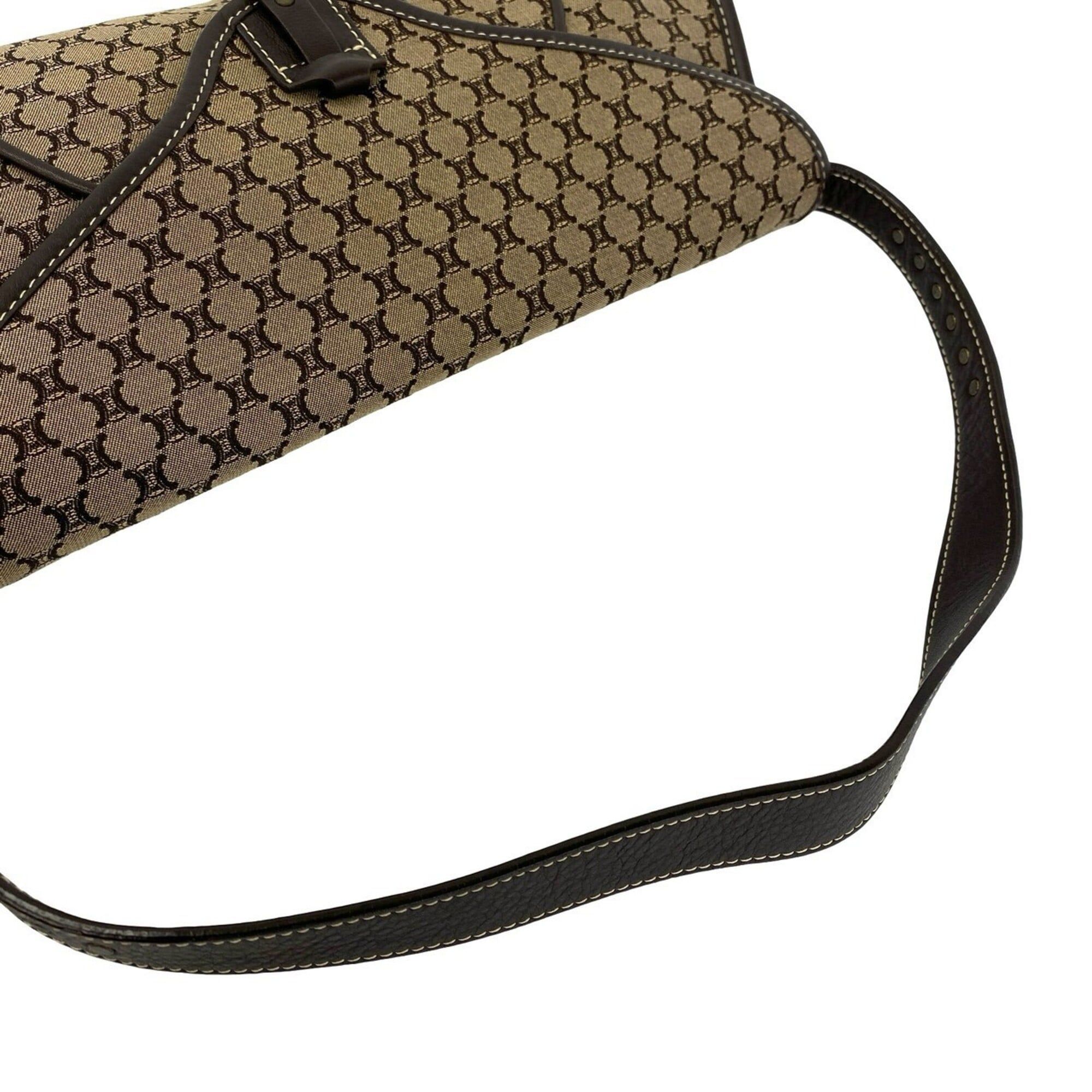 Canvas Leather Shoulder Bag (Pre-Owned) - Celine - Modalova
