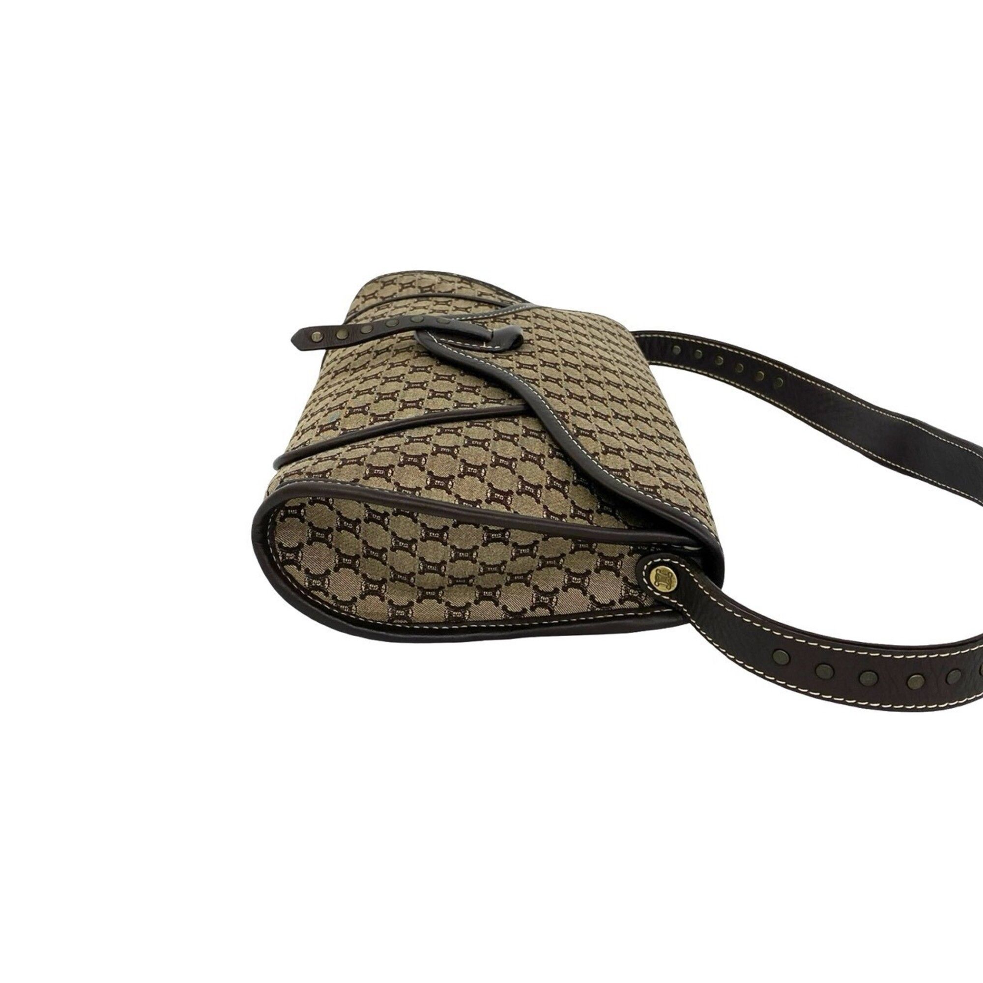 Canvas Leather Shoulder Bag (Pre-Owned) - Celine - Modalova