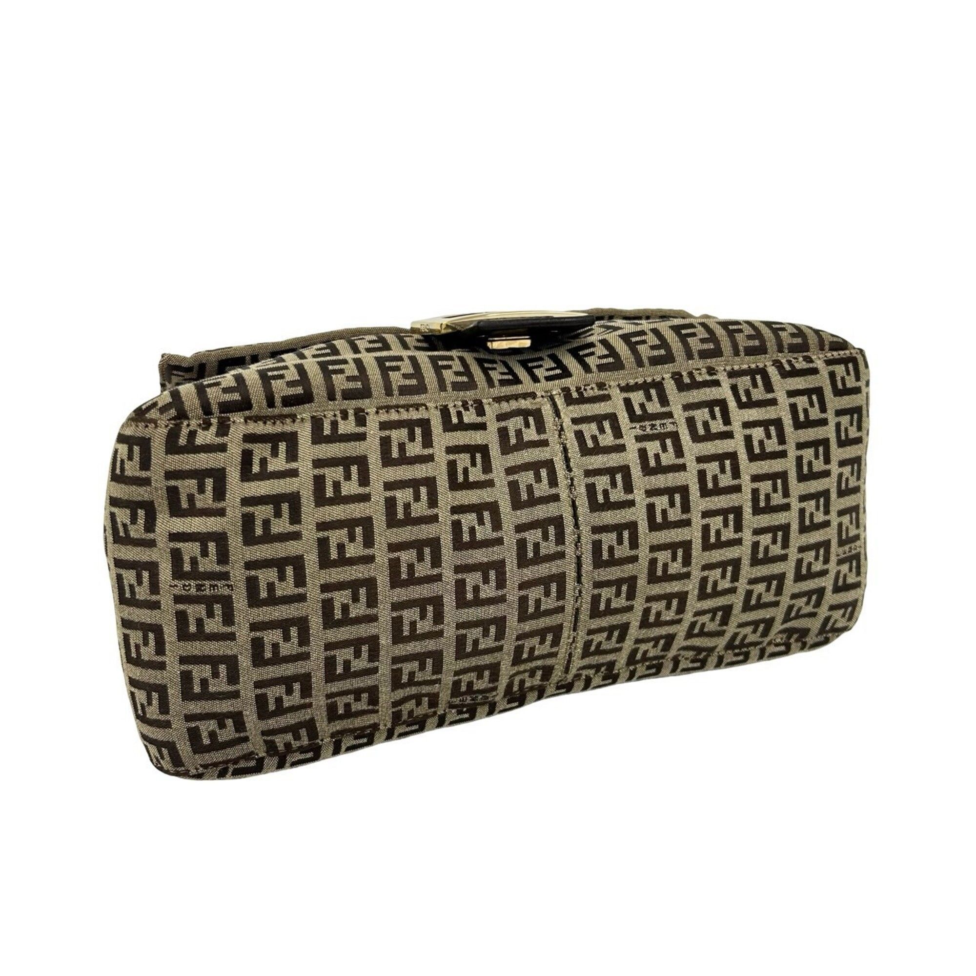 Canvas Leather Shoulder Bag (Pre-Owned) - Fendi - Modalova
