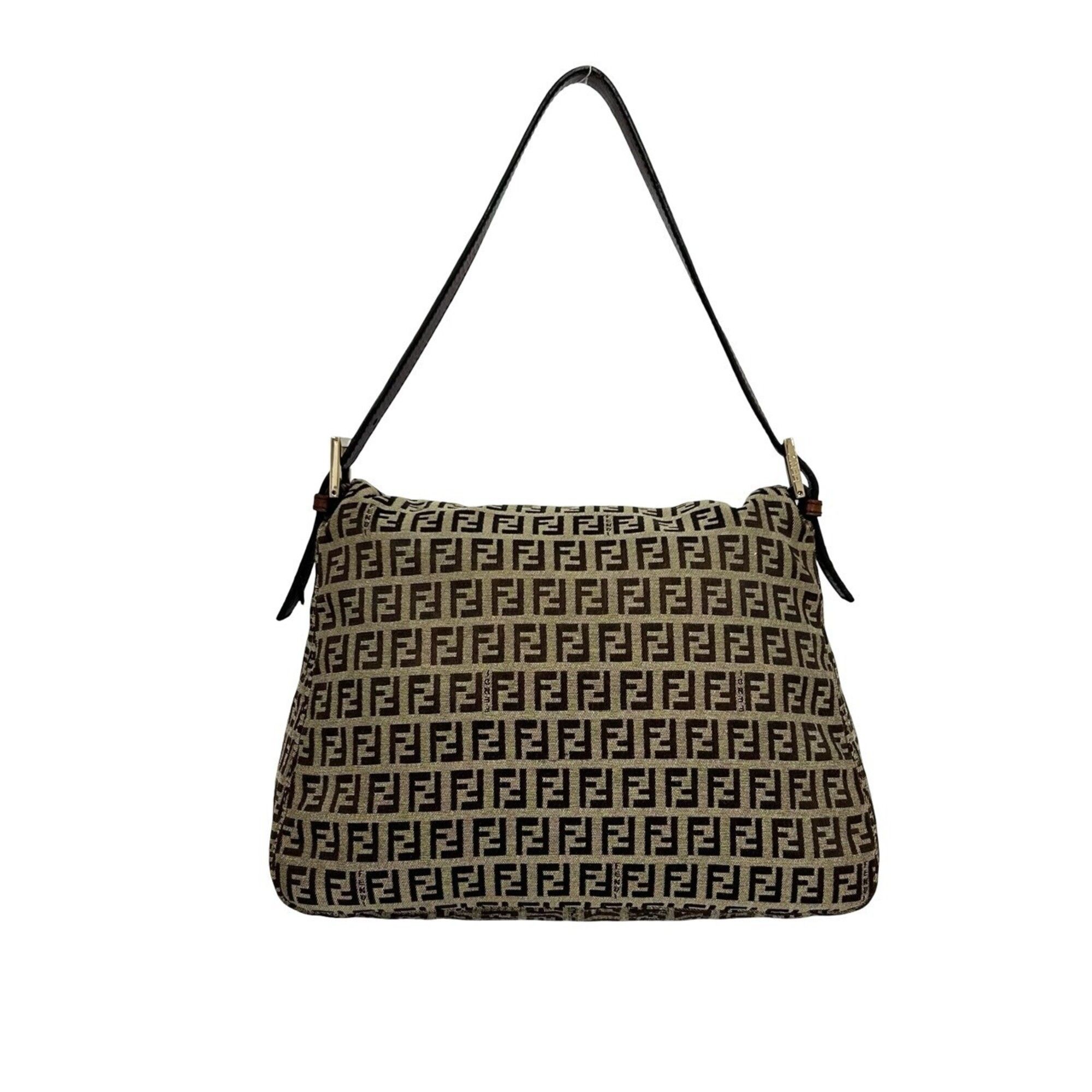 Canvas Leather Shoulder Bag (Pre-Owned) - Fendi - Modalova