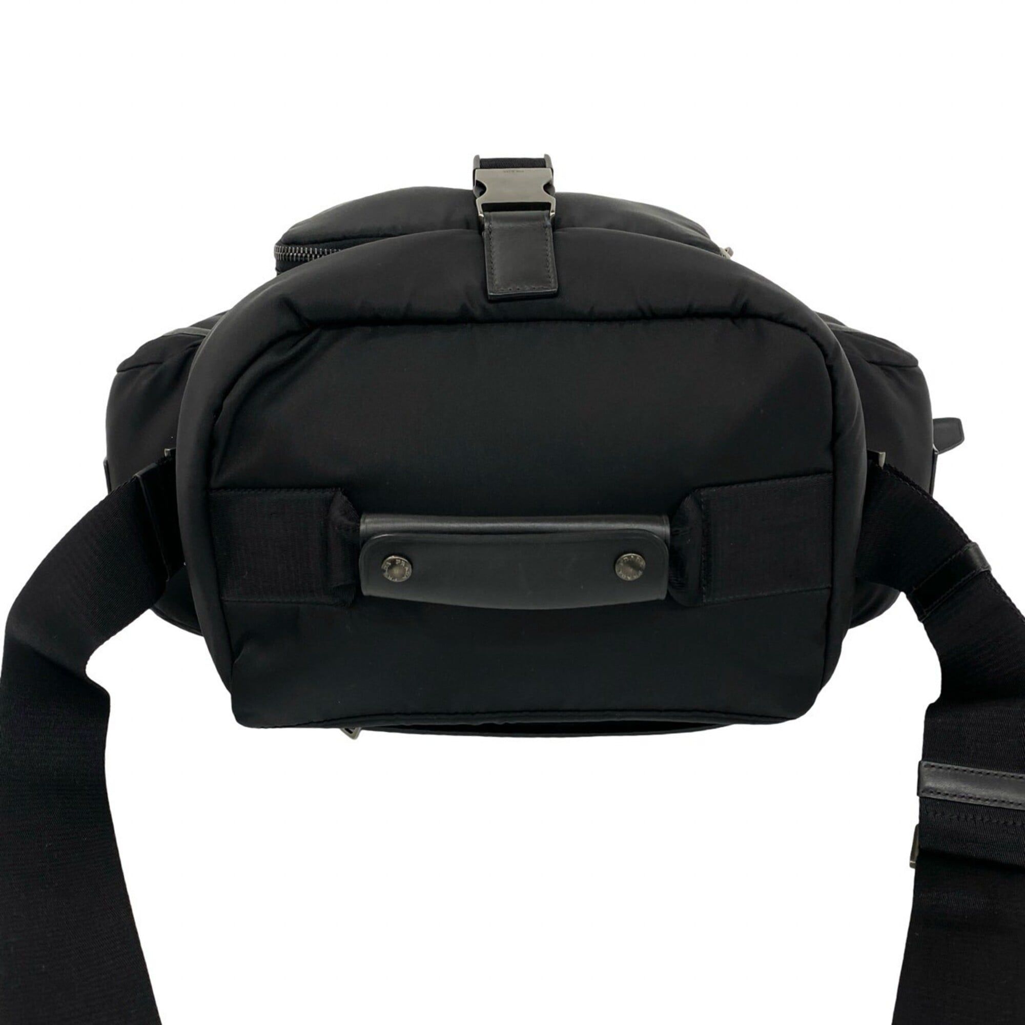 Nylon Leather Shoulder Bag Vanity Bag (Pre-Owned) - Prada - Modalova