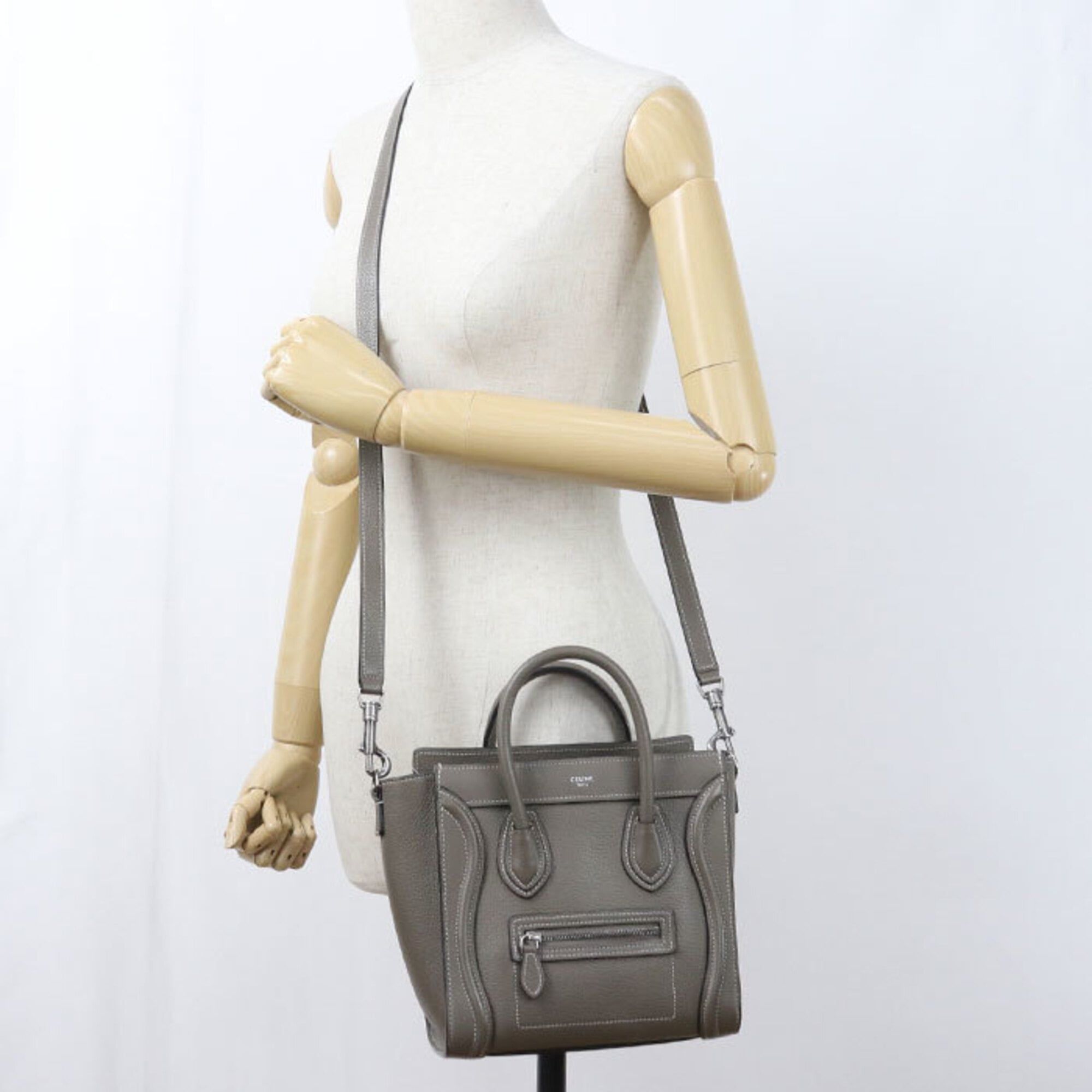 Leather Handbag (Pre-Owned) - Celine - Modalova