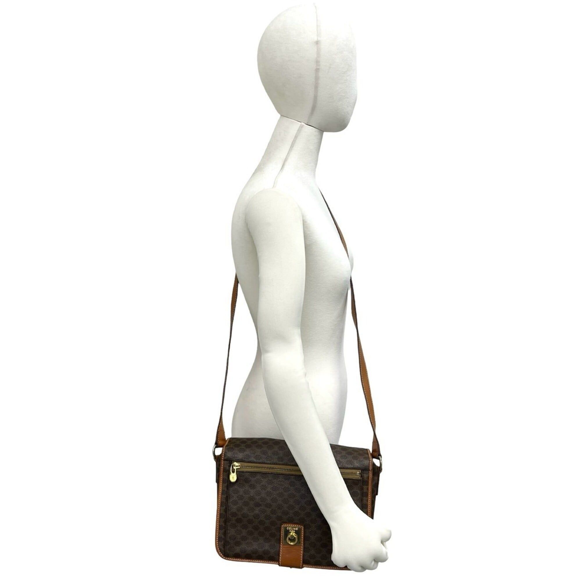 Leather Pvc Pochette Shoulder Bag (Pre-Owned) - Celine - Modalova