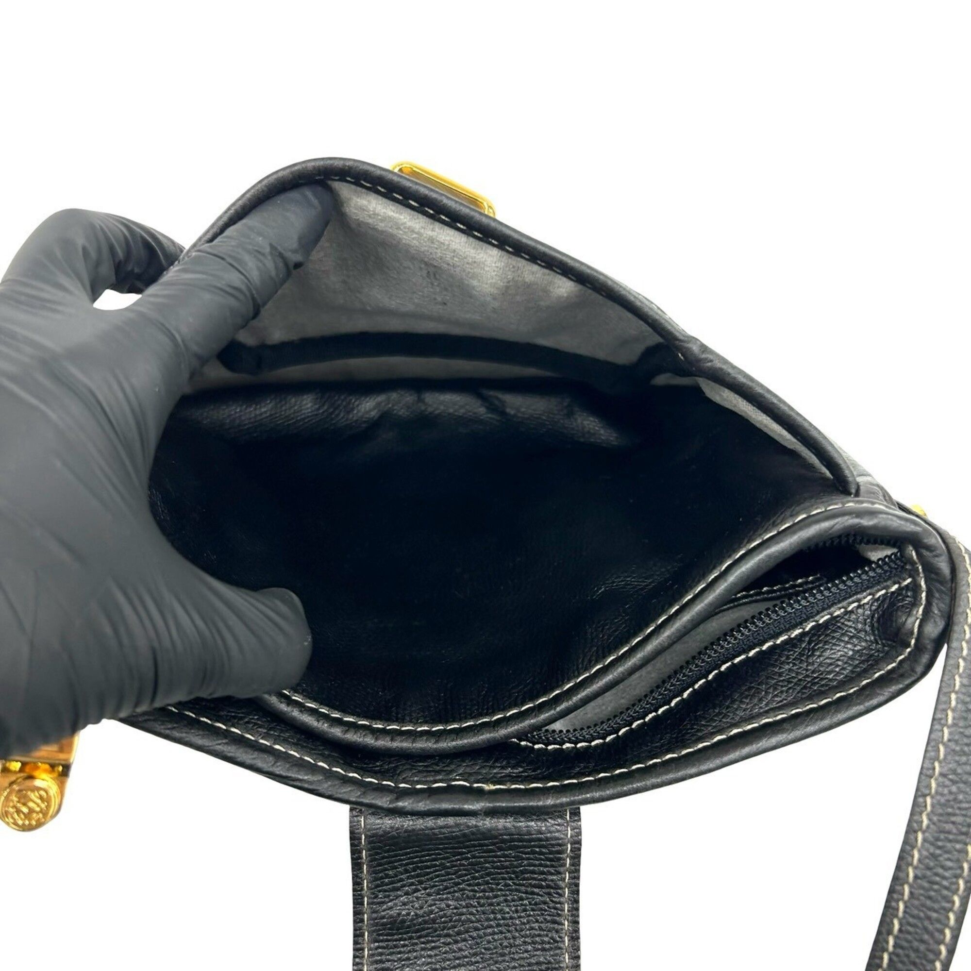 Leather Crossbody Bag Pochette Shoulder Bag (Pre-Owned) - Loewe - Modalova