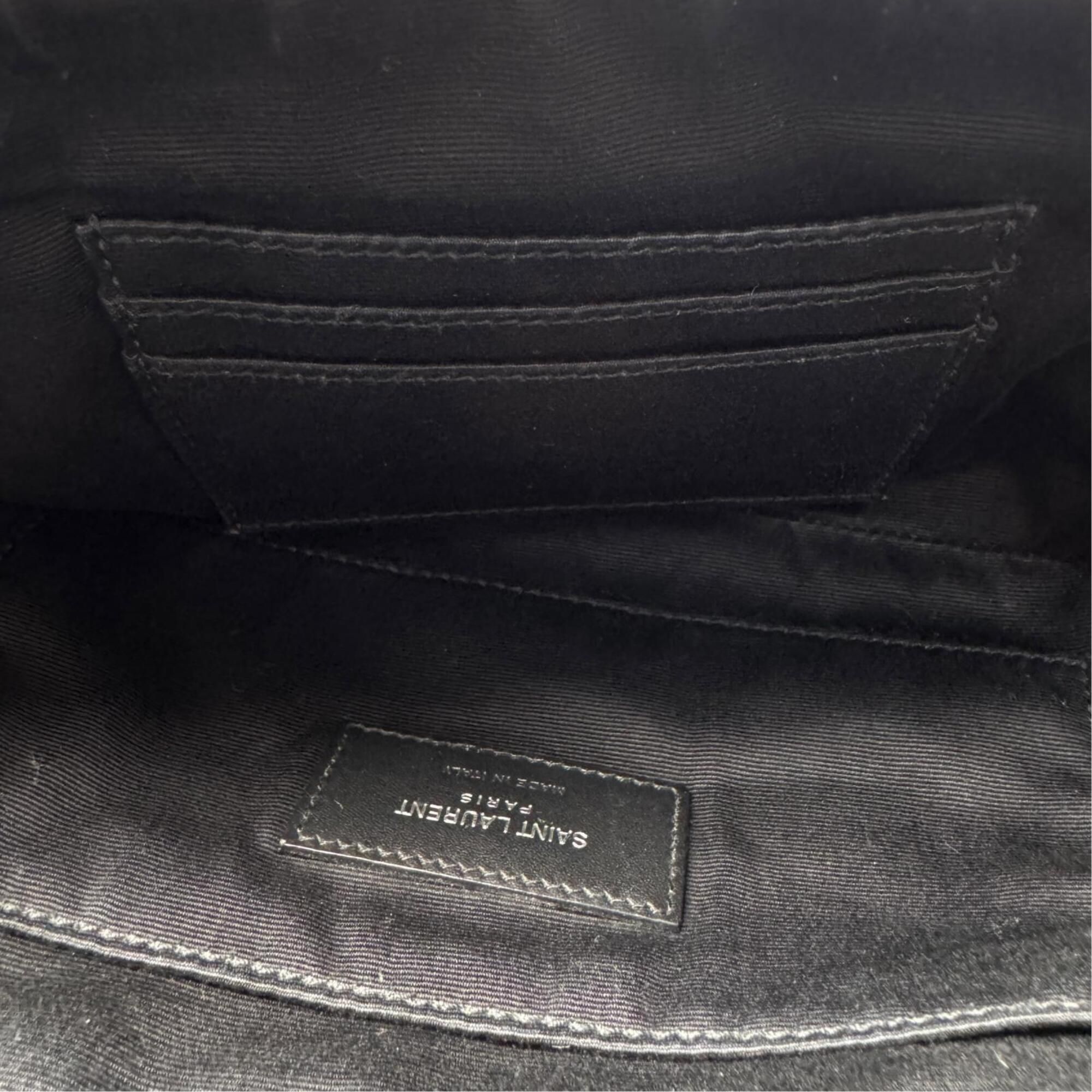 Canvas Leather Pouch Sling Bag (Pre-Owned) - Saint Laurent - Modalova