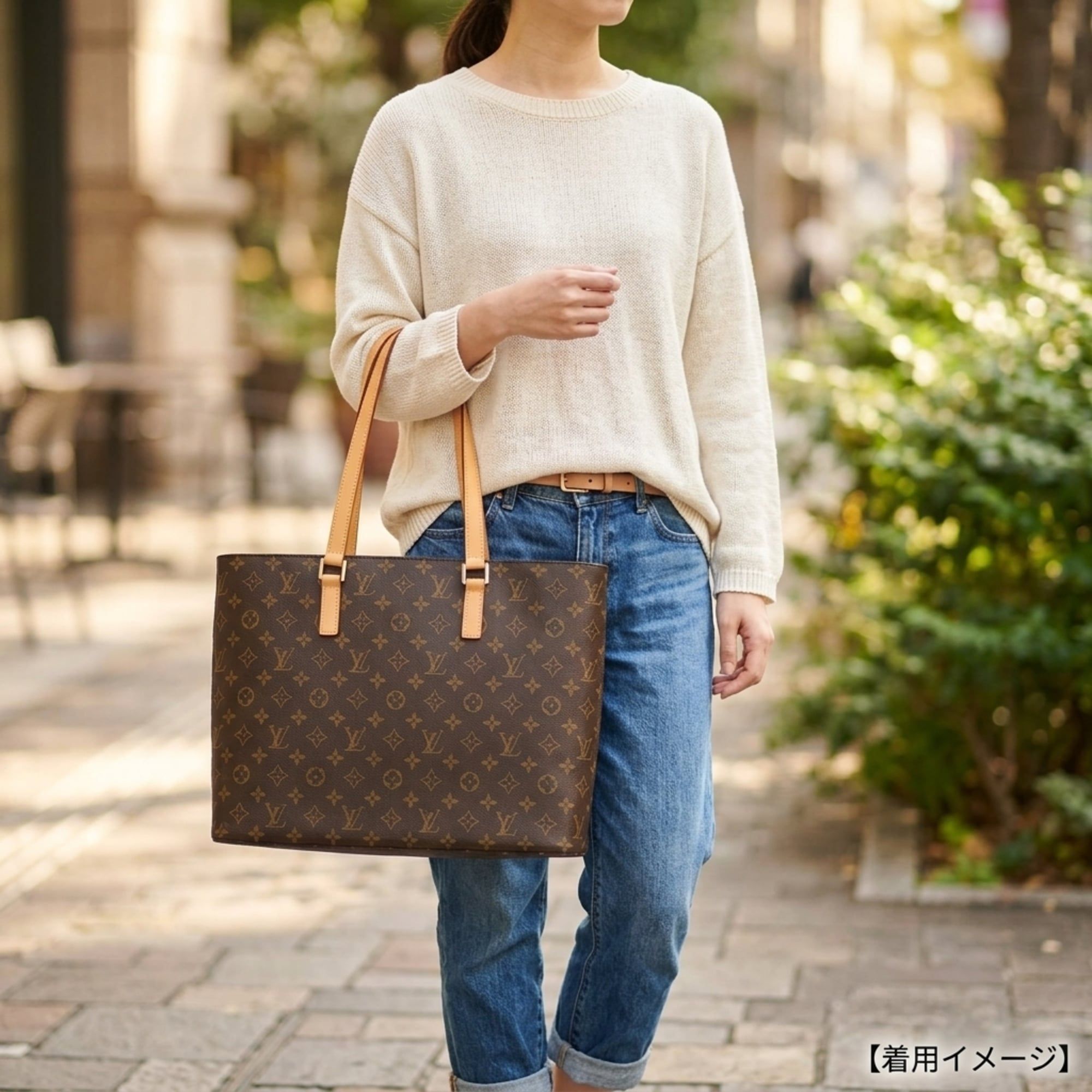 Monogram Monogram Canvas Handbag Tote Bag (Pre-Owned) - Louis Vuitton - Modalova