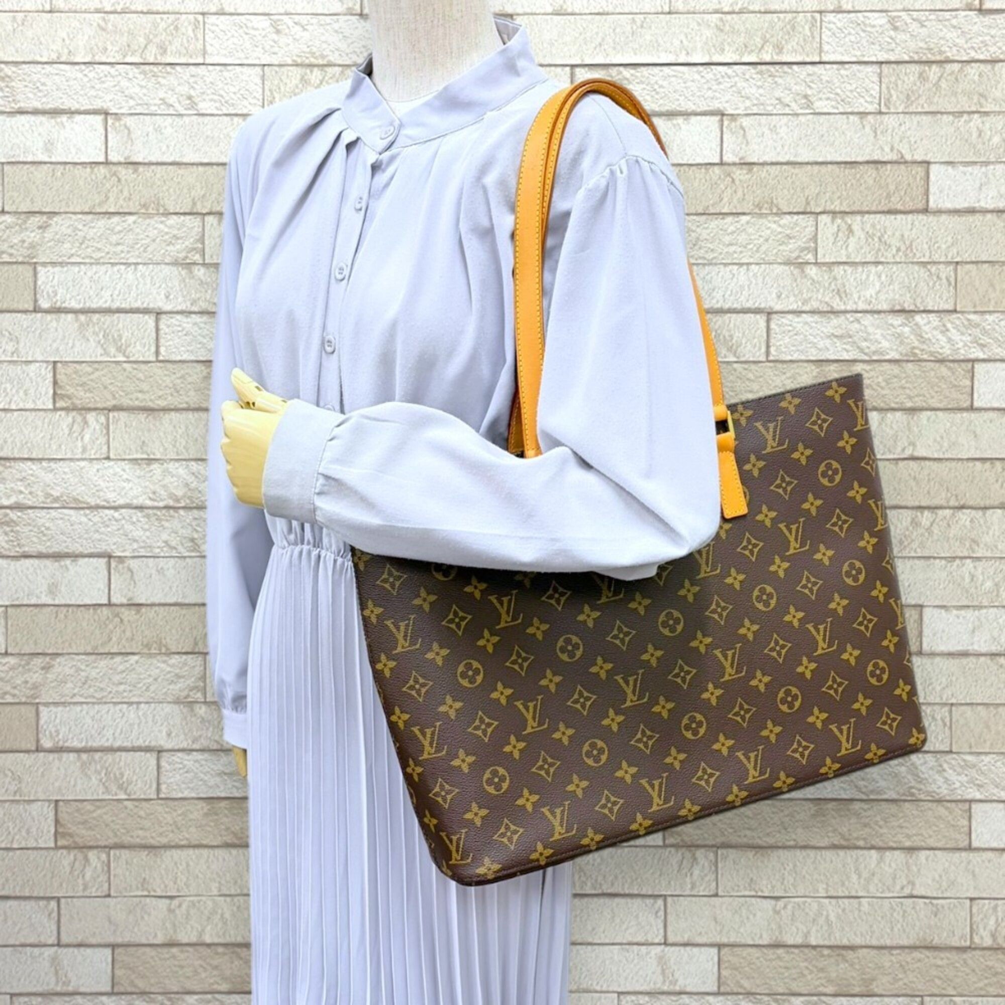 Monogram Monogram Canvas Handbag Tote Bag (Pre-Owned) - Louis Vuitton - Modalova