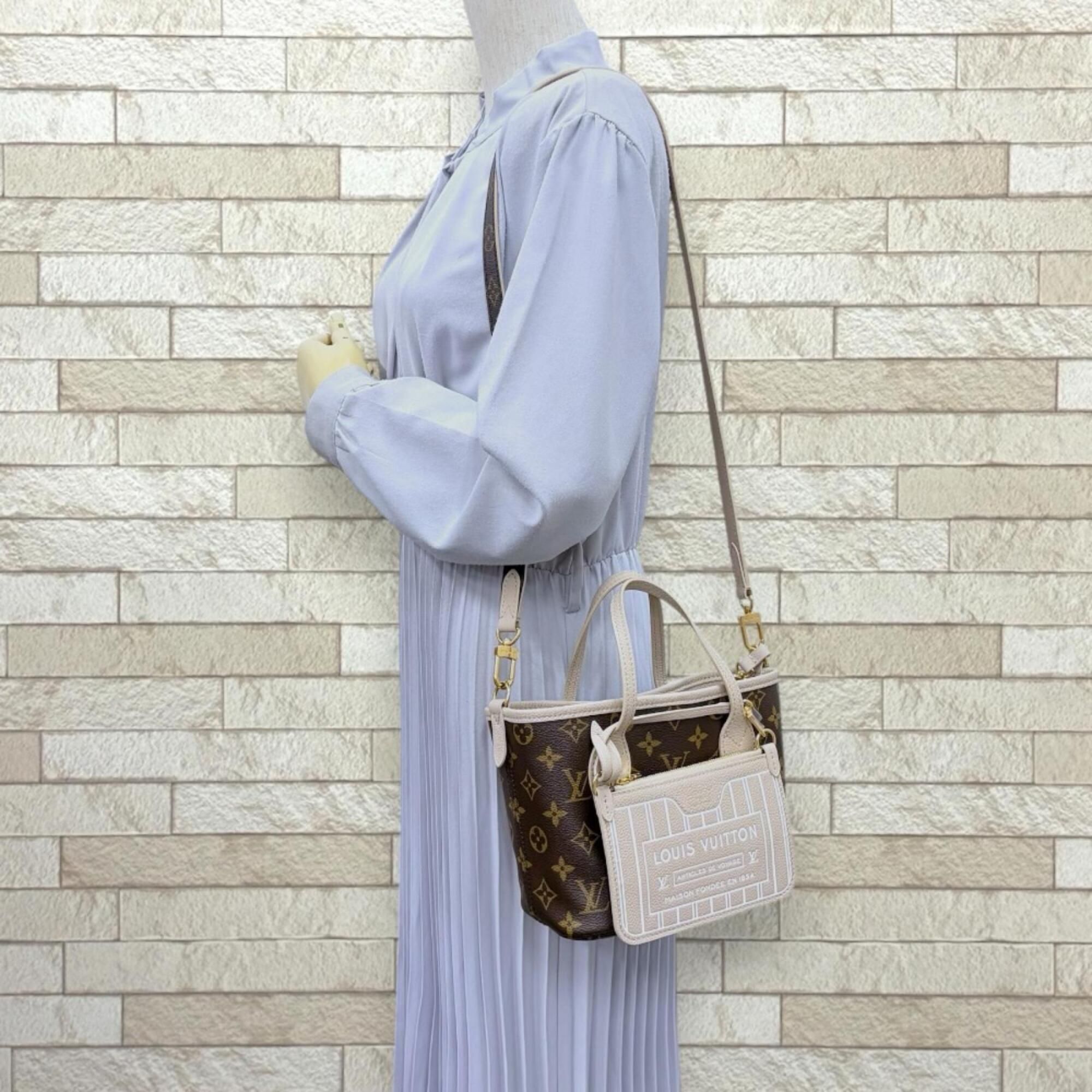 Monogram Monogram Canvas Leather Handbag Pouch Shoulder Bag (Pre-Owned) - Louis Vuitton - Modalova