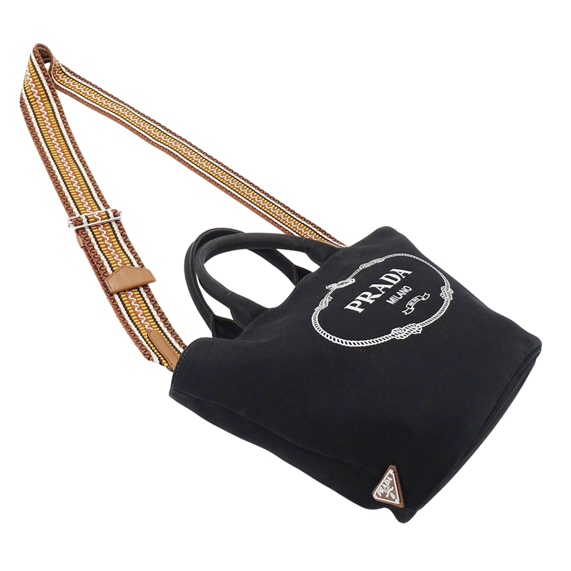 Canvas Handbag Shoulder Bag Tote Bag (Pre-Owned) - Prada - Modalova