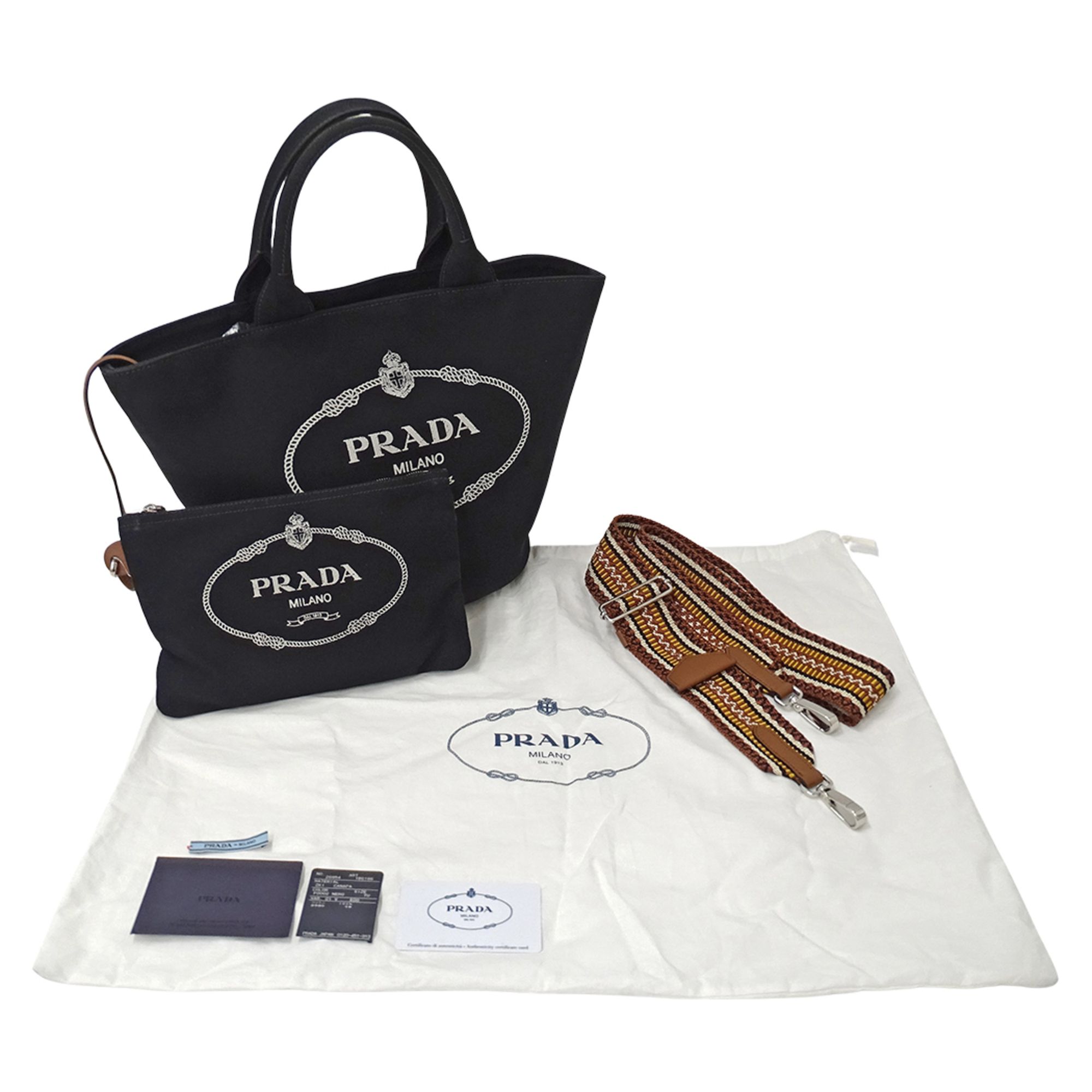 Canvas Handbag Shoulder Bag Tote Bag (Pre-Owned) - Prada - Modalova