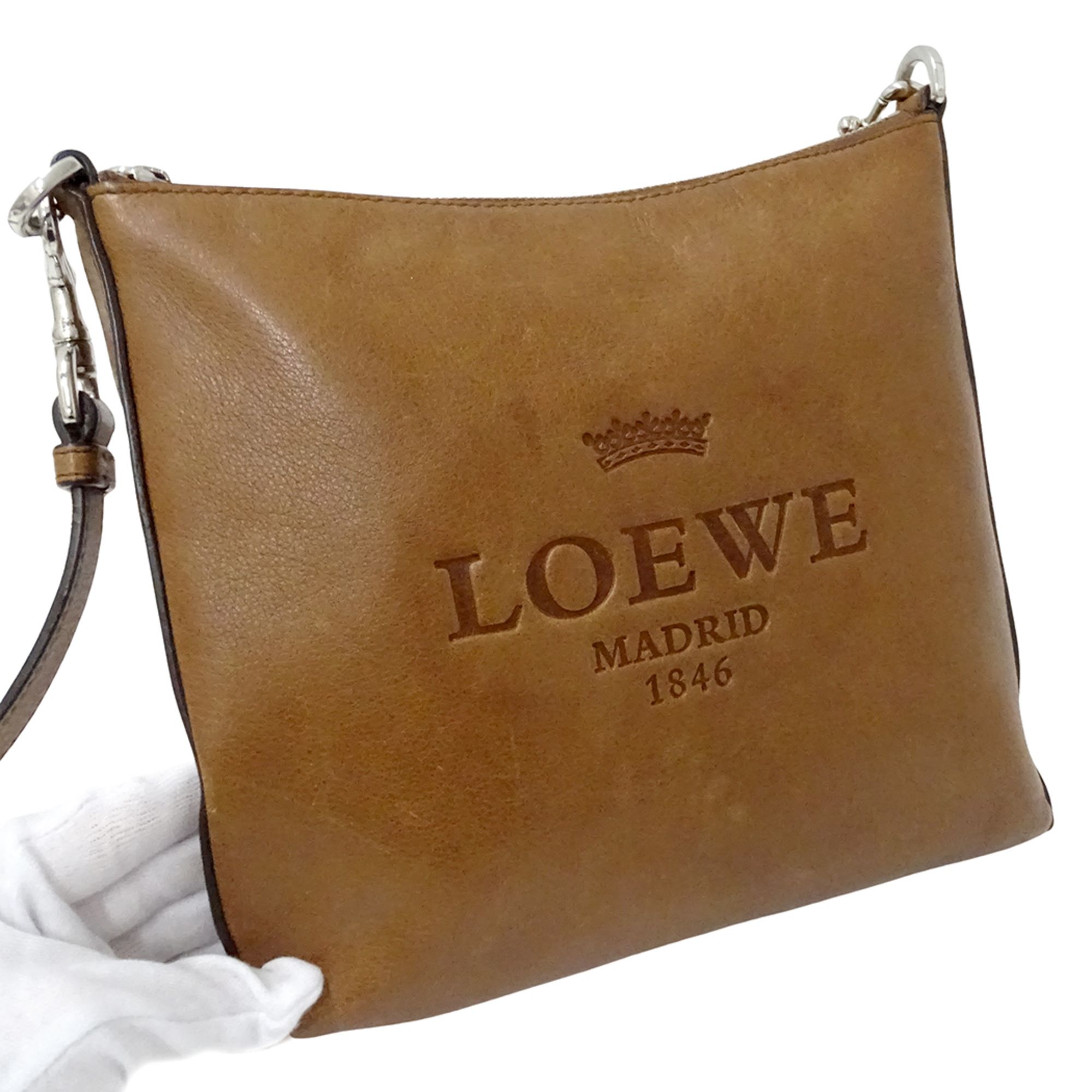Leather Shoulder Bag (Pre-Owned) - Loewe - Modalova
