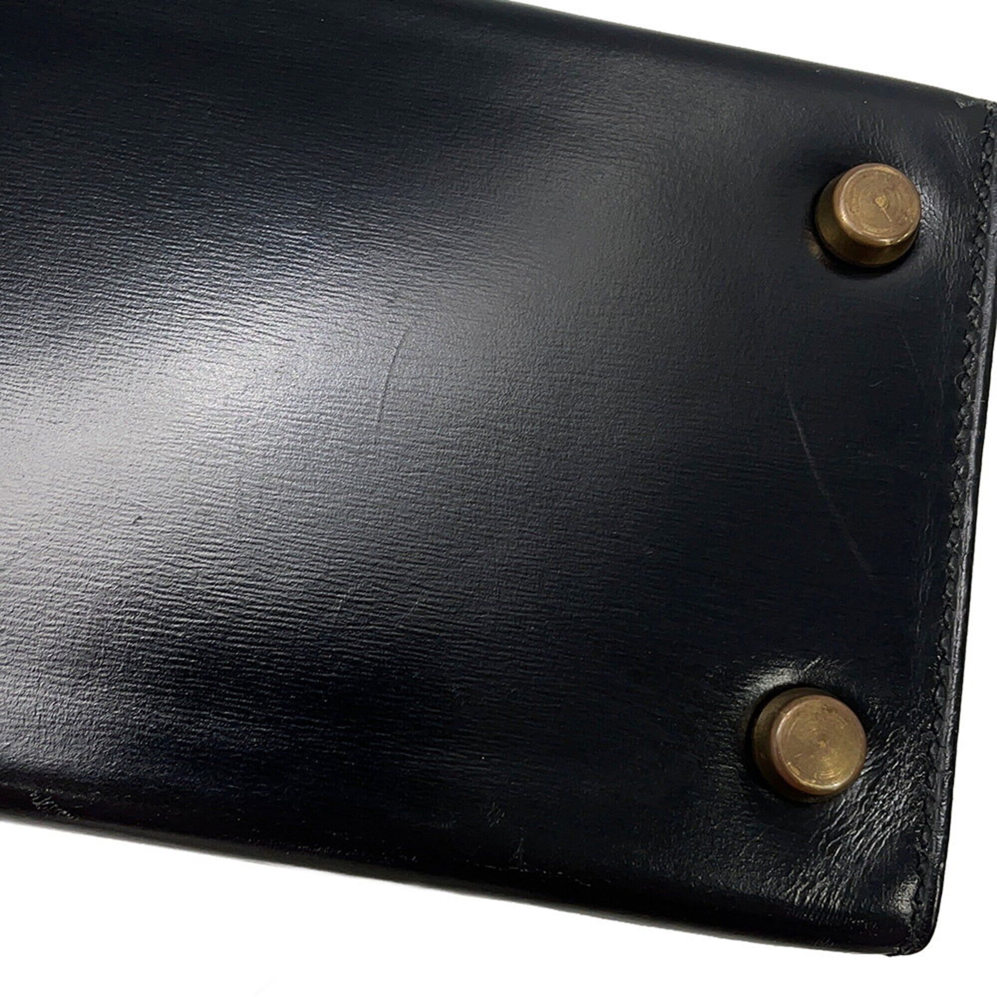Kelly Box Calf Leather Handbag (Pre-Owned) - Hermes - Modalova