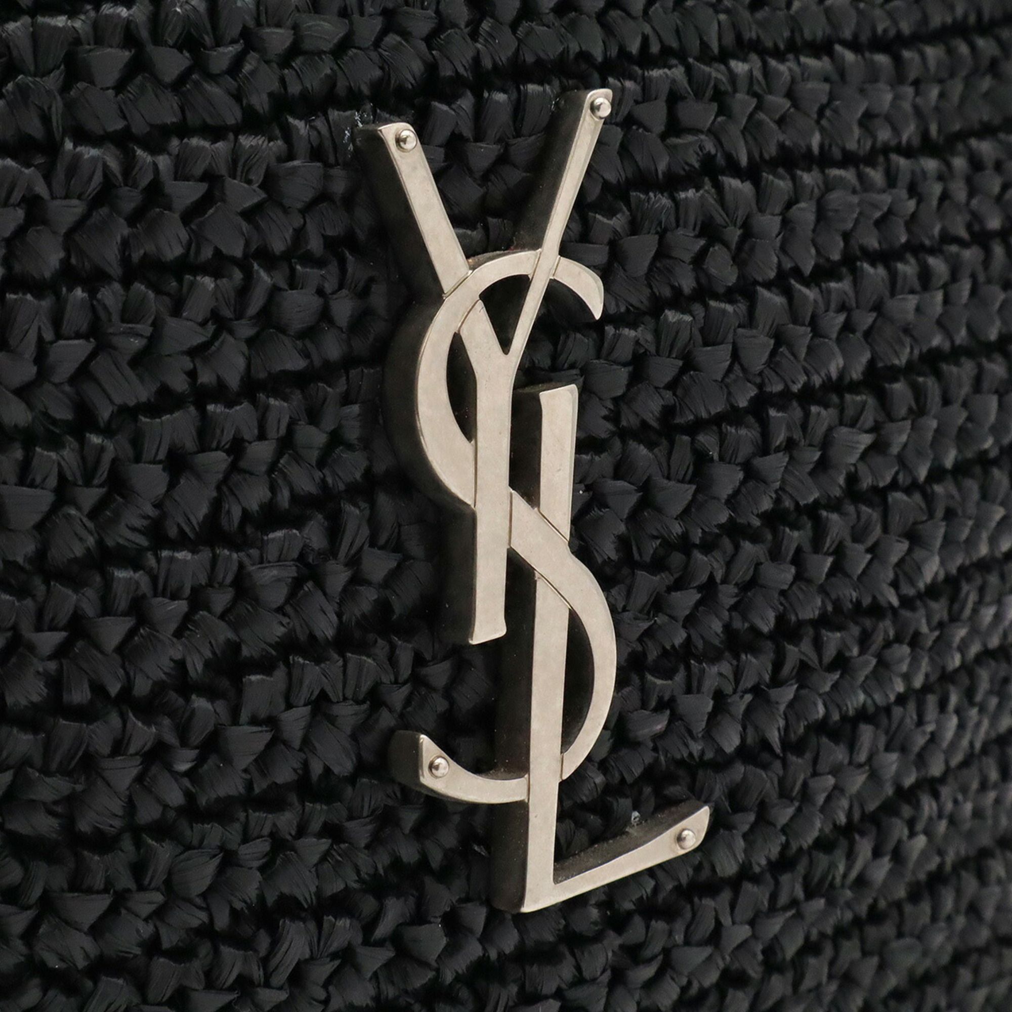 Raffia Leather Shoulder Bag (Pre-Owned) - Yves Saint Laurent - Modalova