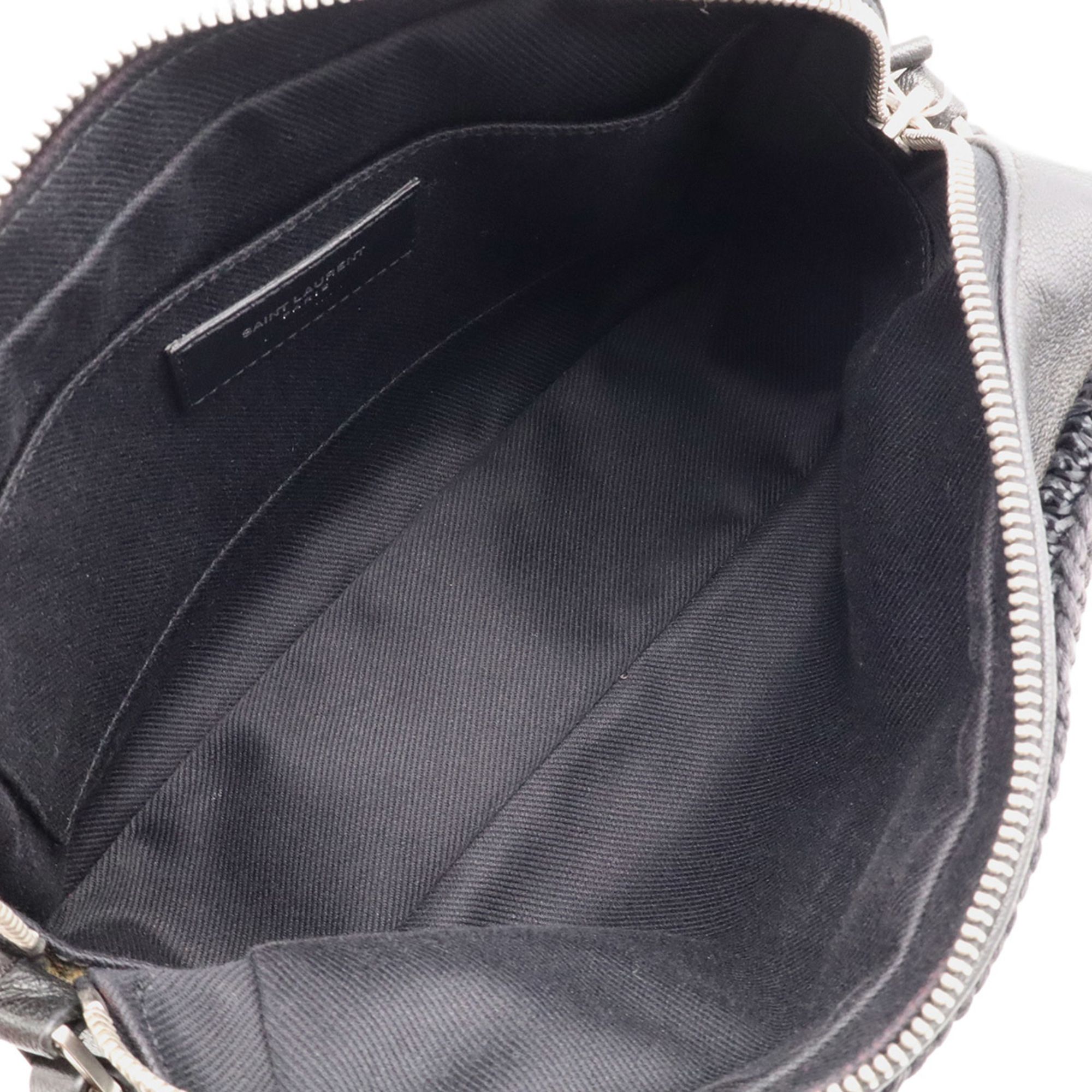 Raffia Leather Shoulder Bag (Pre-Owned) - Yves Saint Laurent - Modalova