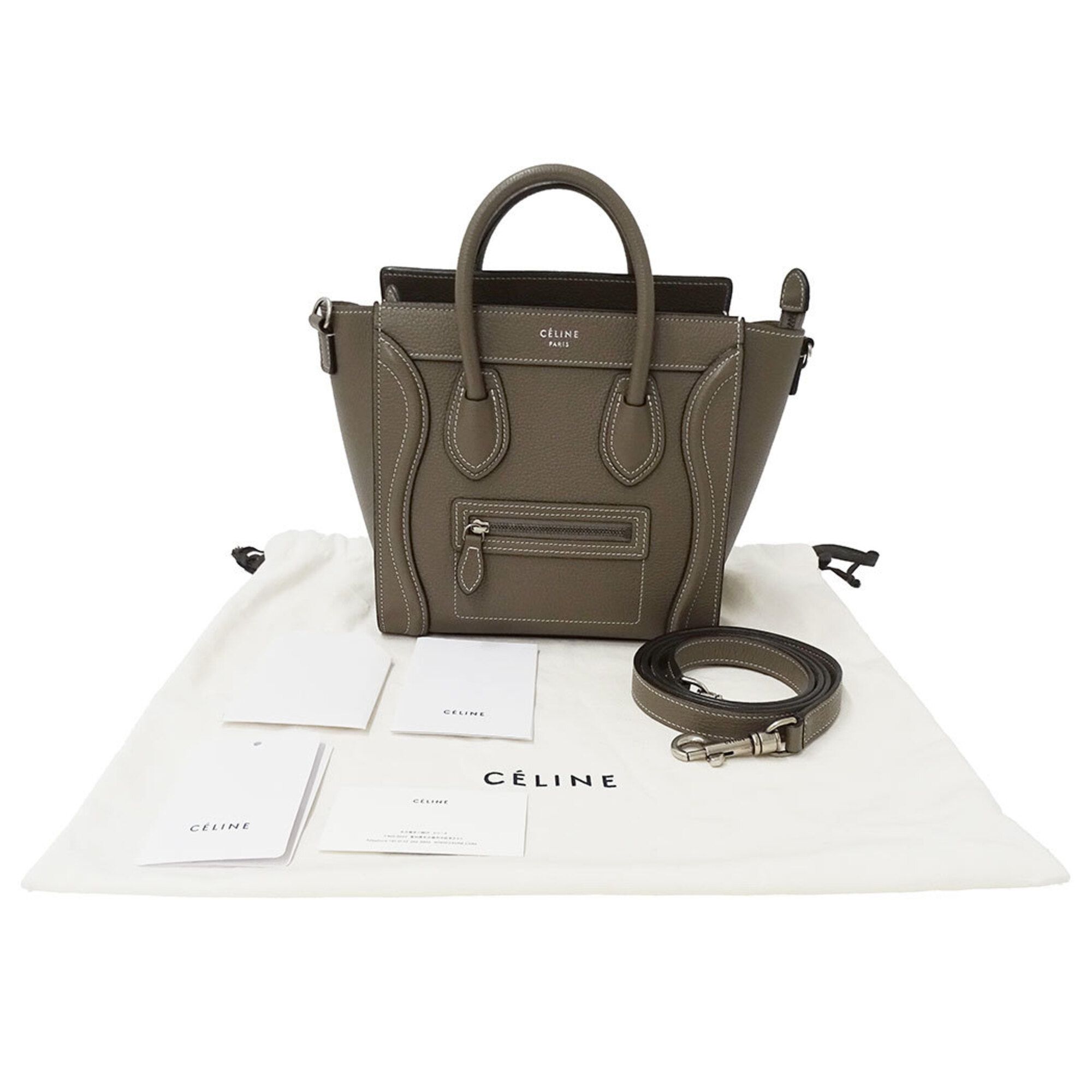 Leather Handbag Shoulder Bag (Pre-Owned) - Celine - Modalova