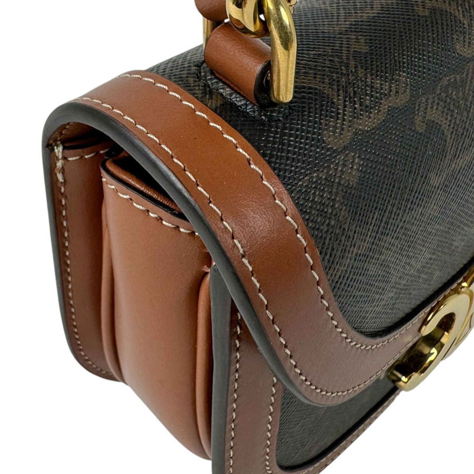 Coated Canvas Leather Shoulder Bag (Pre-Owned) - Celine - Modalova