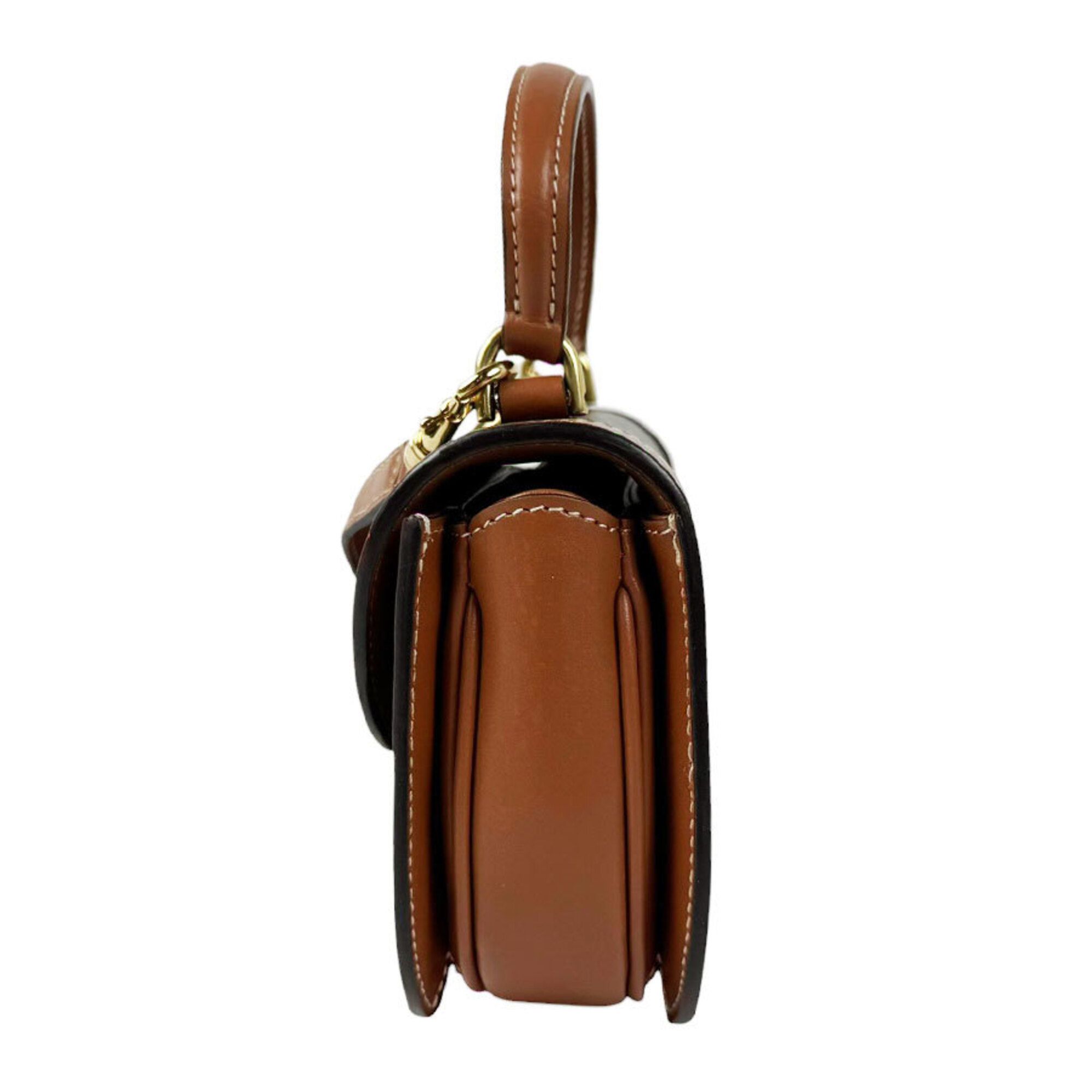 Coated Canvas Leather Shoulder Bag (Pre-Owned) - Celine - Modalova