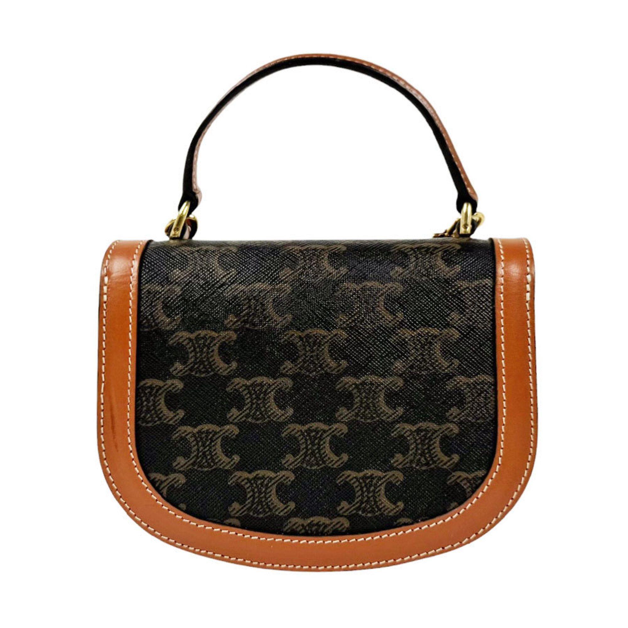 Coated Canvas Leather Shoulder Bag (Pre-Owned) - Celine - Modalova