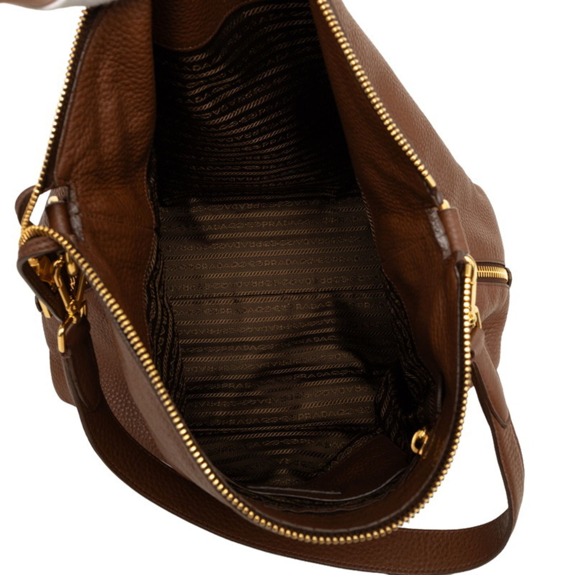 Leather Shoulder Bag (Pre-Owned) - Prada - Modalova