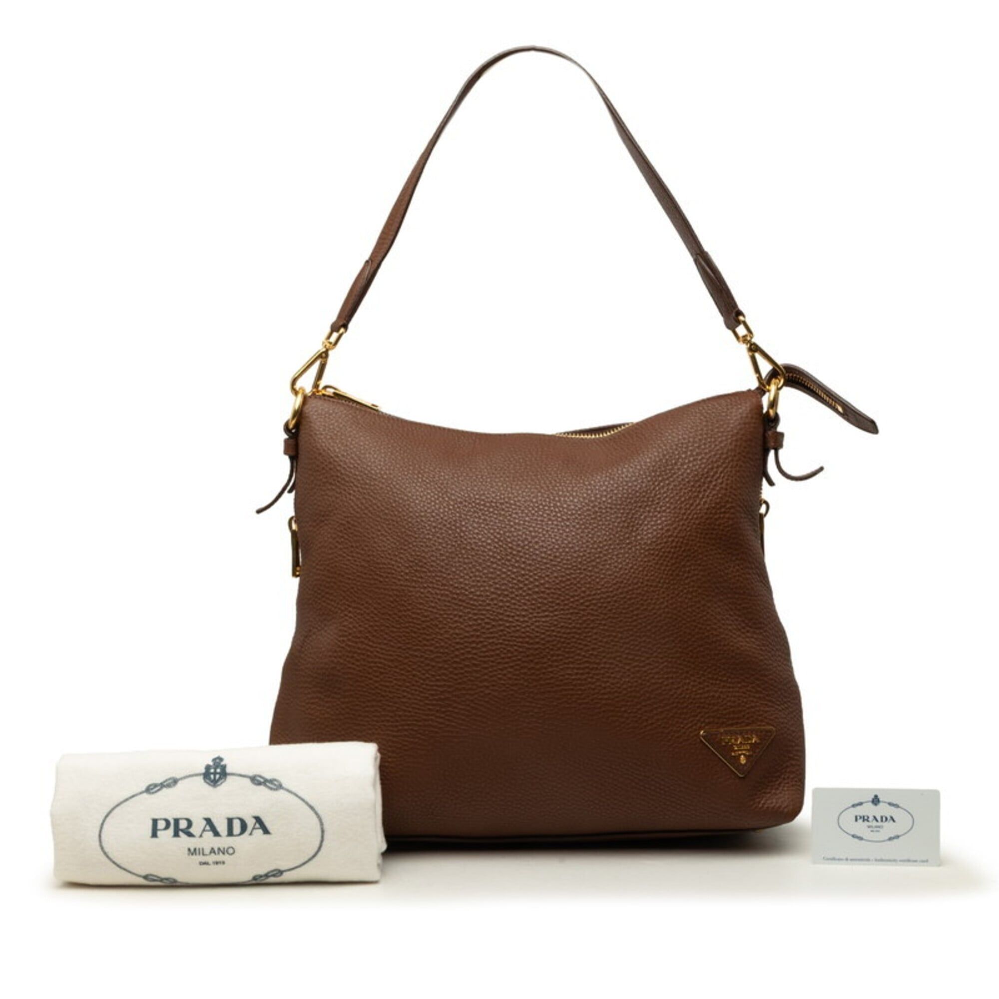 Leather Shoulder Bag (Pre-Owned) - Prada - Modalova